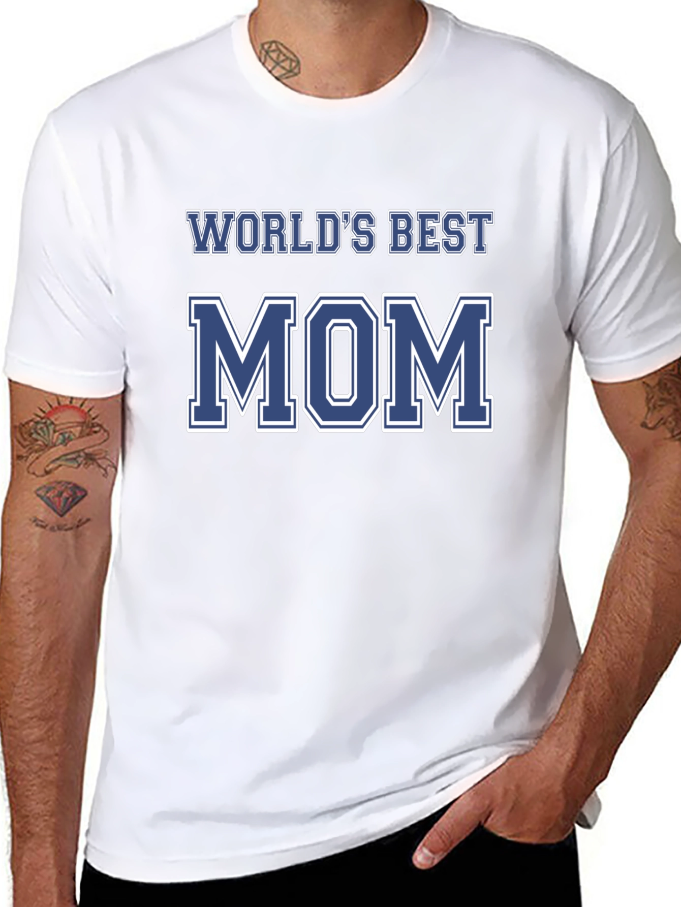 Black World's Best Mom Graphic T-Shirt view 8