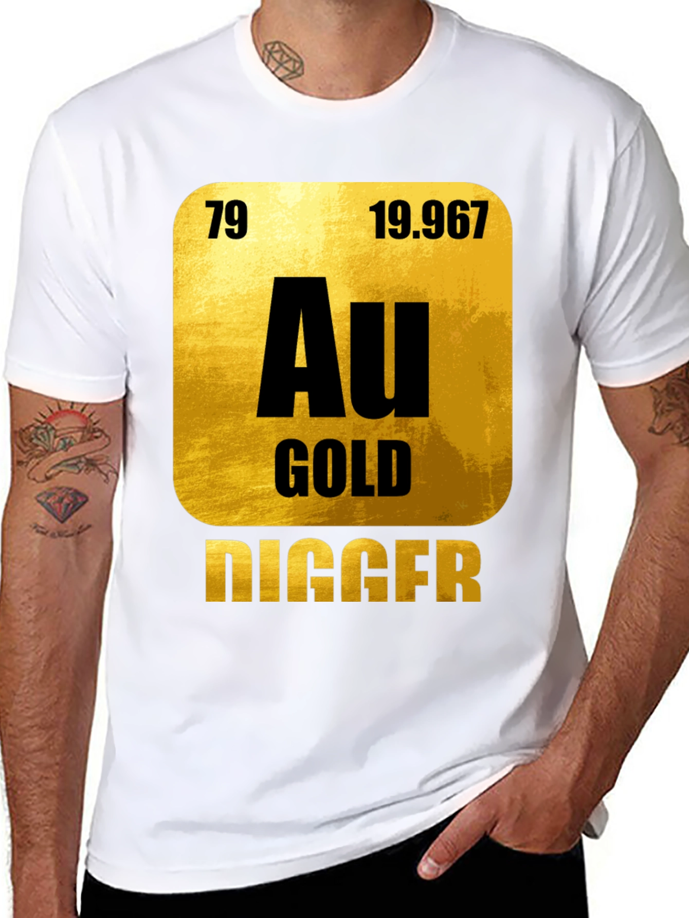Black Gold Digger Graphic Tee - Element Style view 8