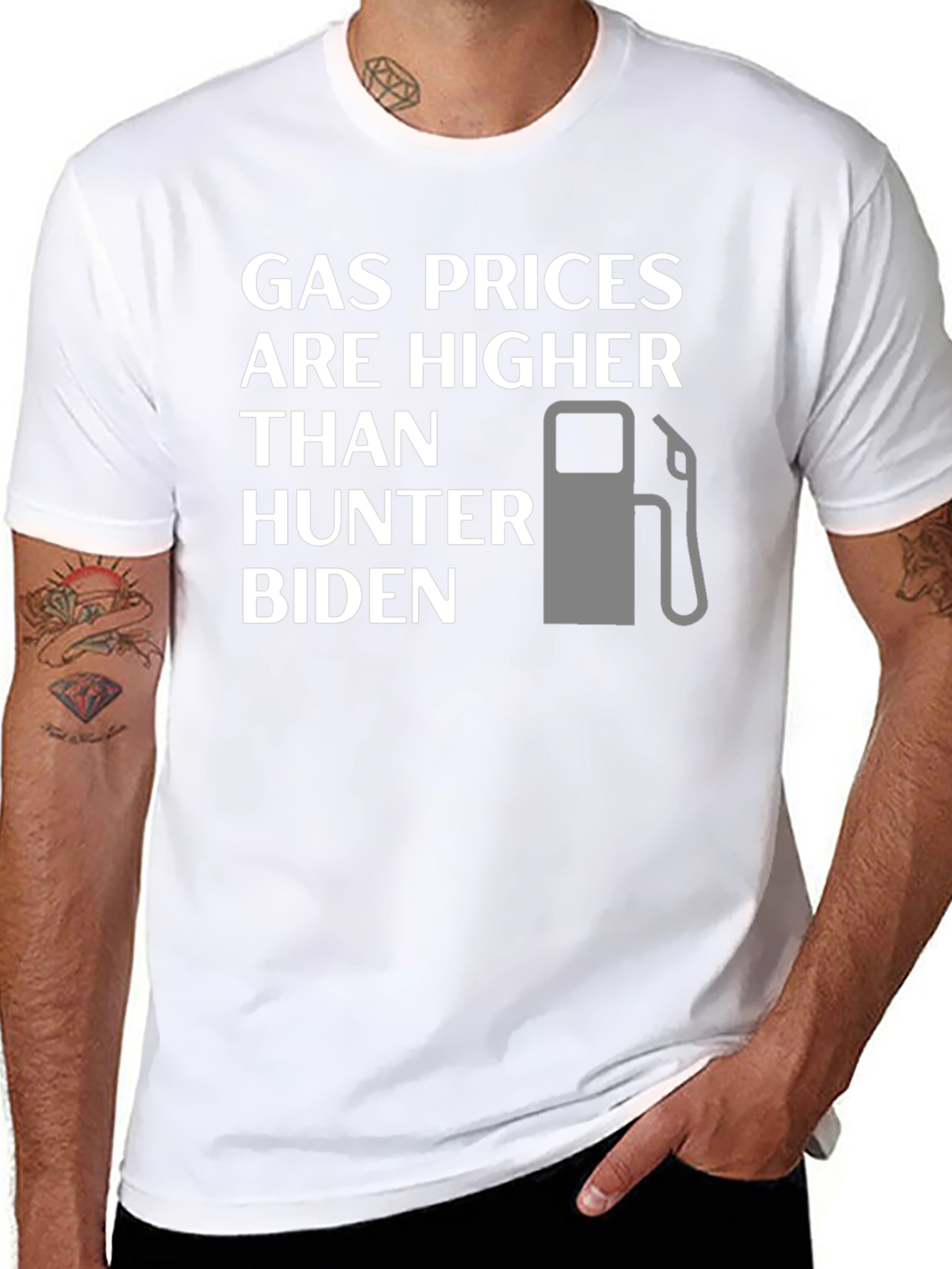 Black Gas Prices Higher Than Hunter Biden T-Shirt view 8
