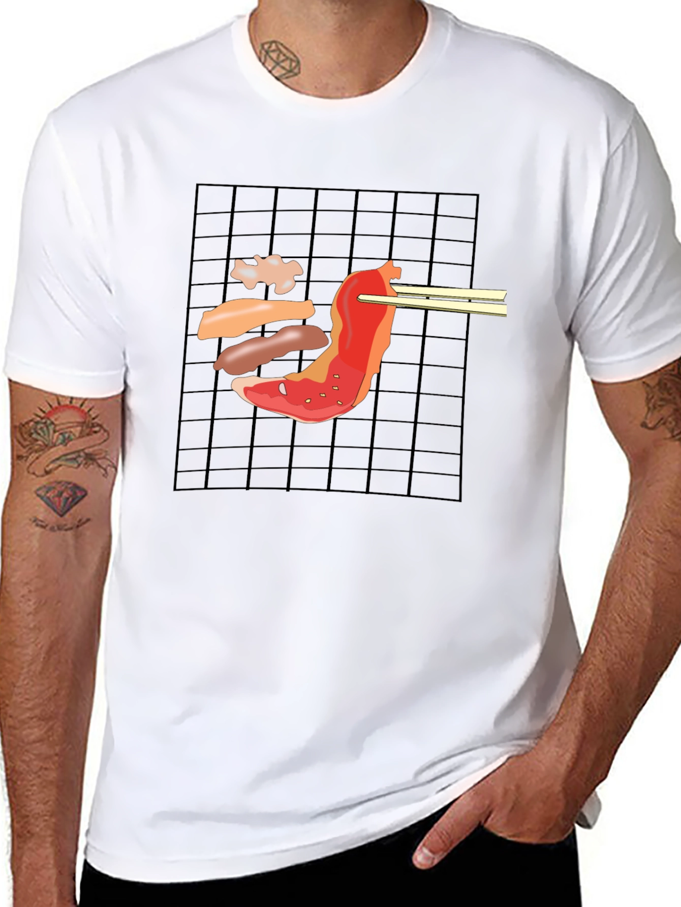 BBQ Grill Food T-Shirt - 8