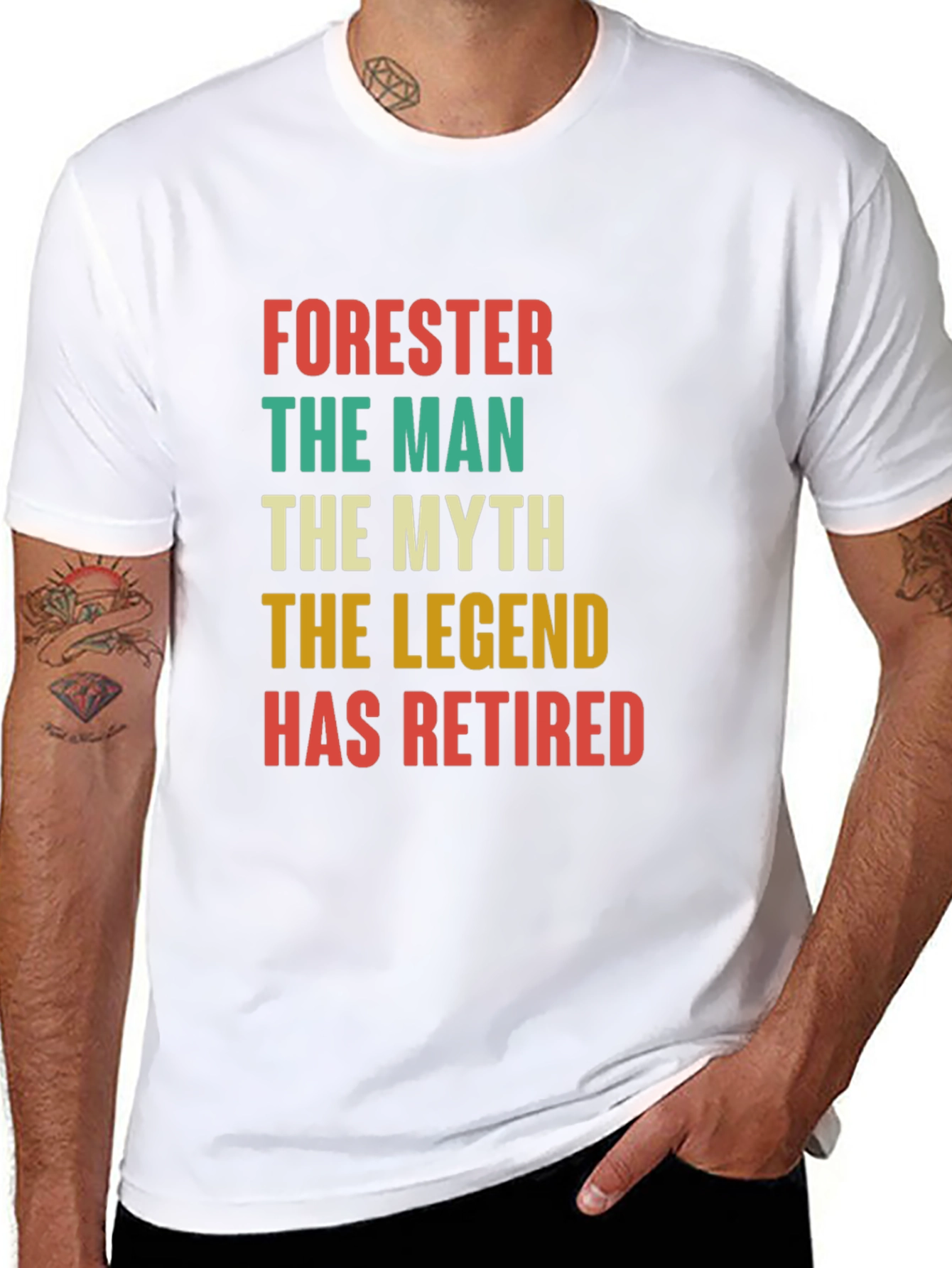 Black Forester Retirement T-Shirt: The Man, The Myth, The Legend view 8