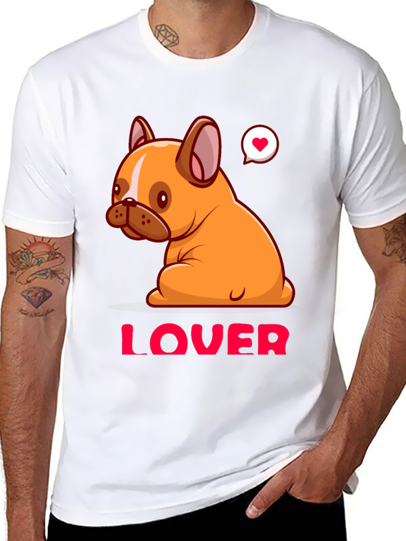 Black Dog Lover Graphic Tee view 8