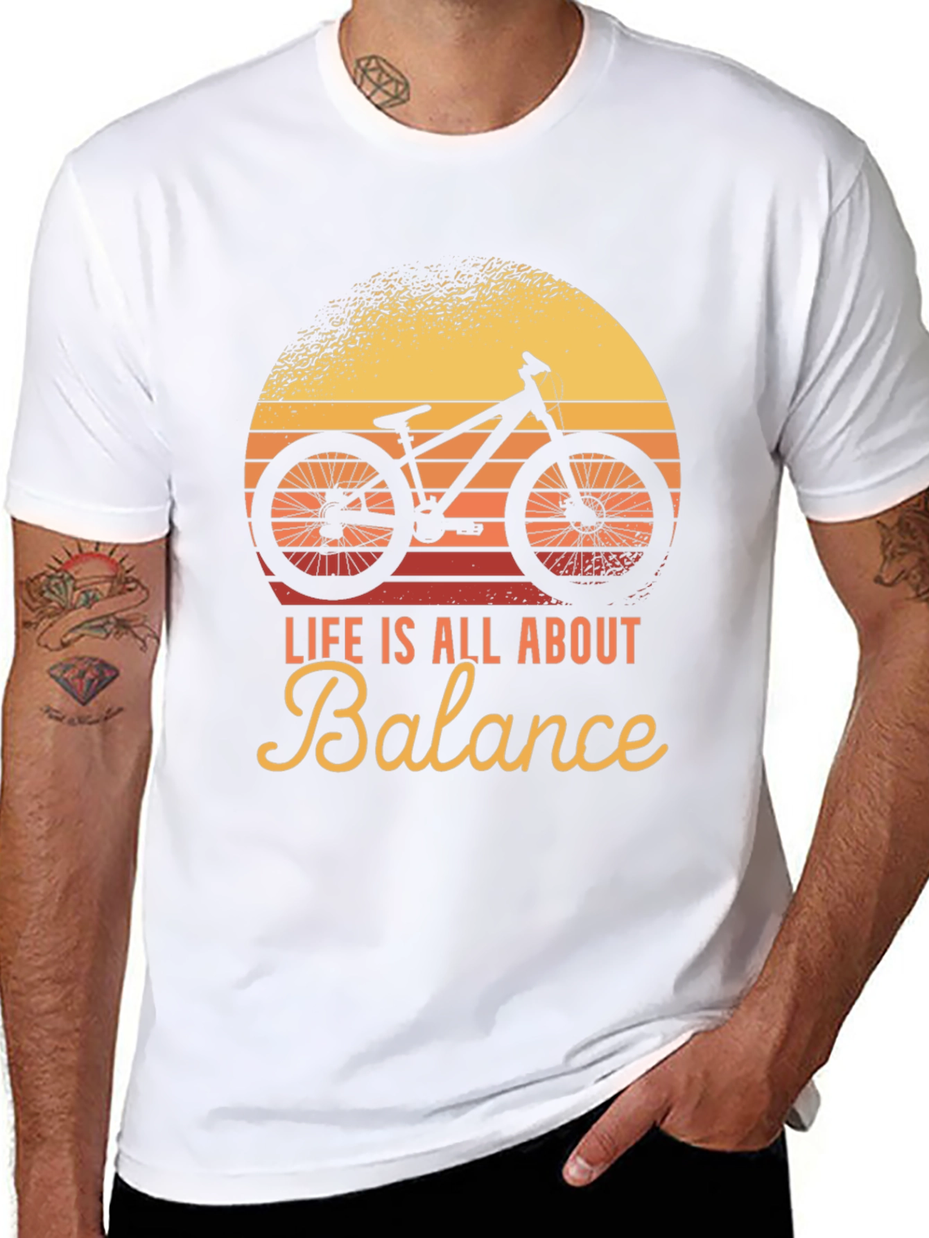 Life is All About Balance Bike T-Shirt - 8