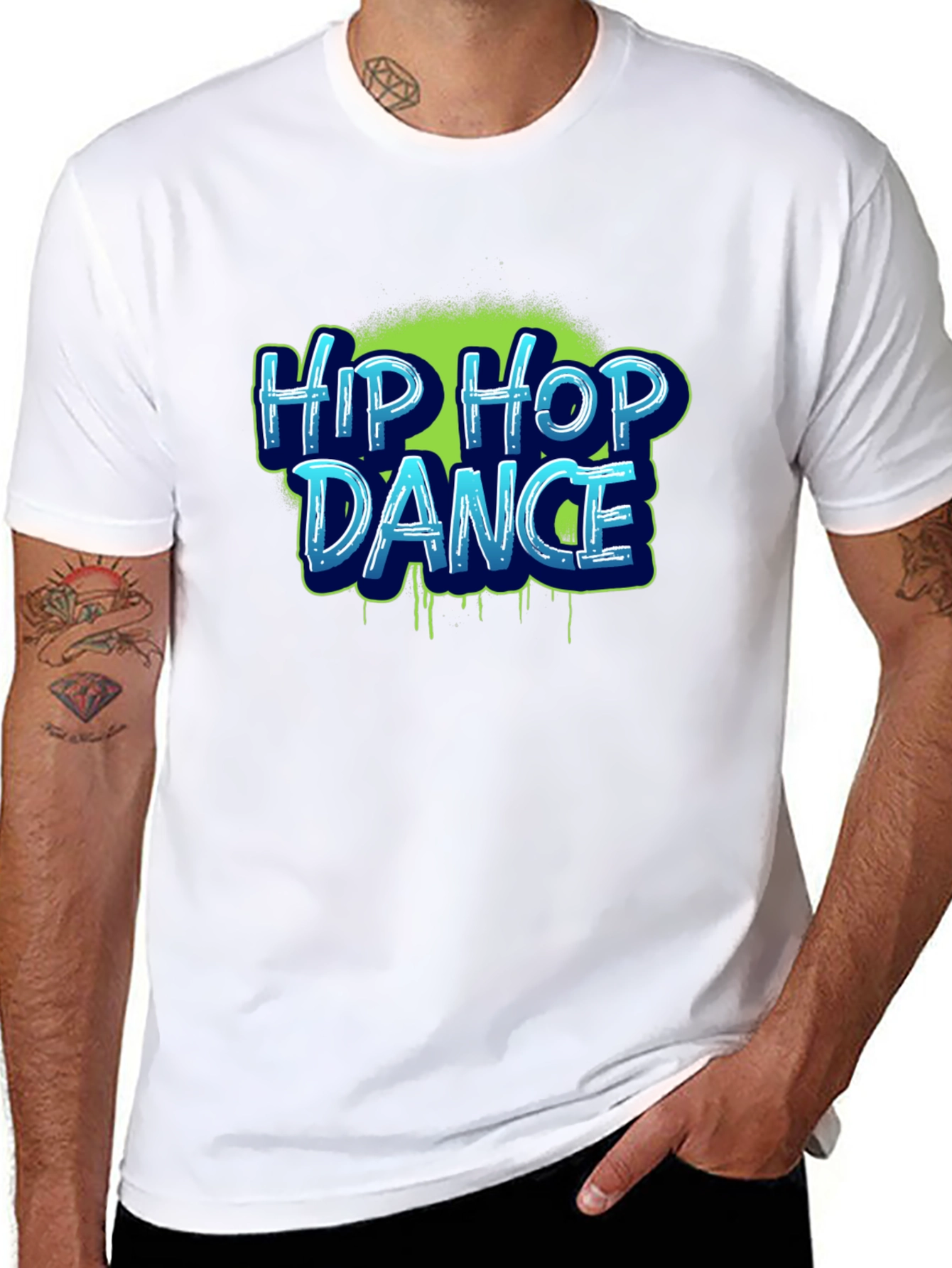 Black Hip Hop Dance T-Shirt - Urban Style view 8