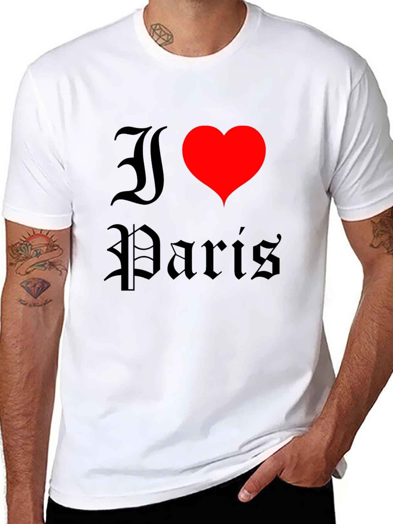 I Love Paris T-Shirt - Classic Design - 8