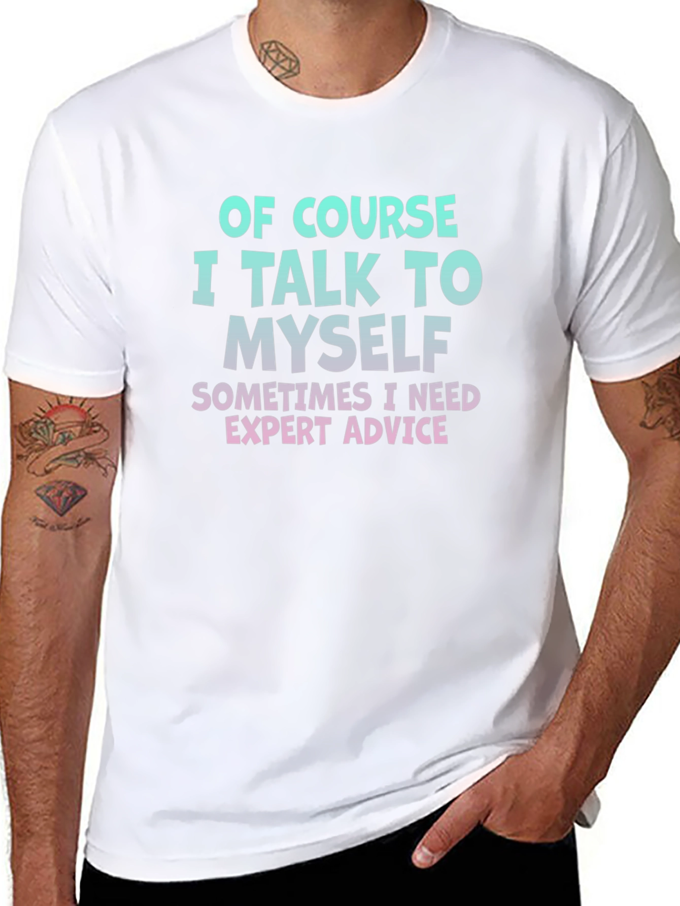 Black Expert Advice T-Shirt view 8