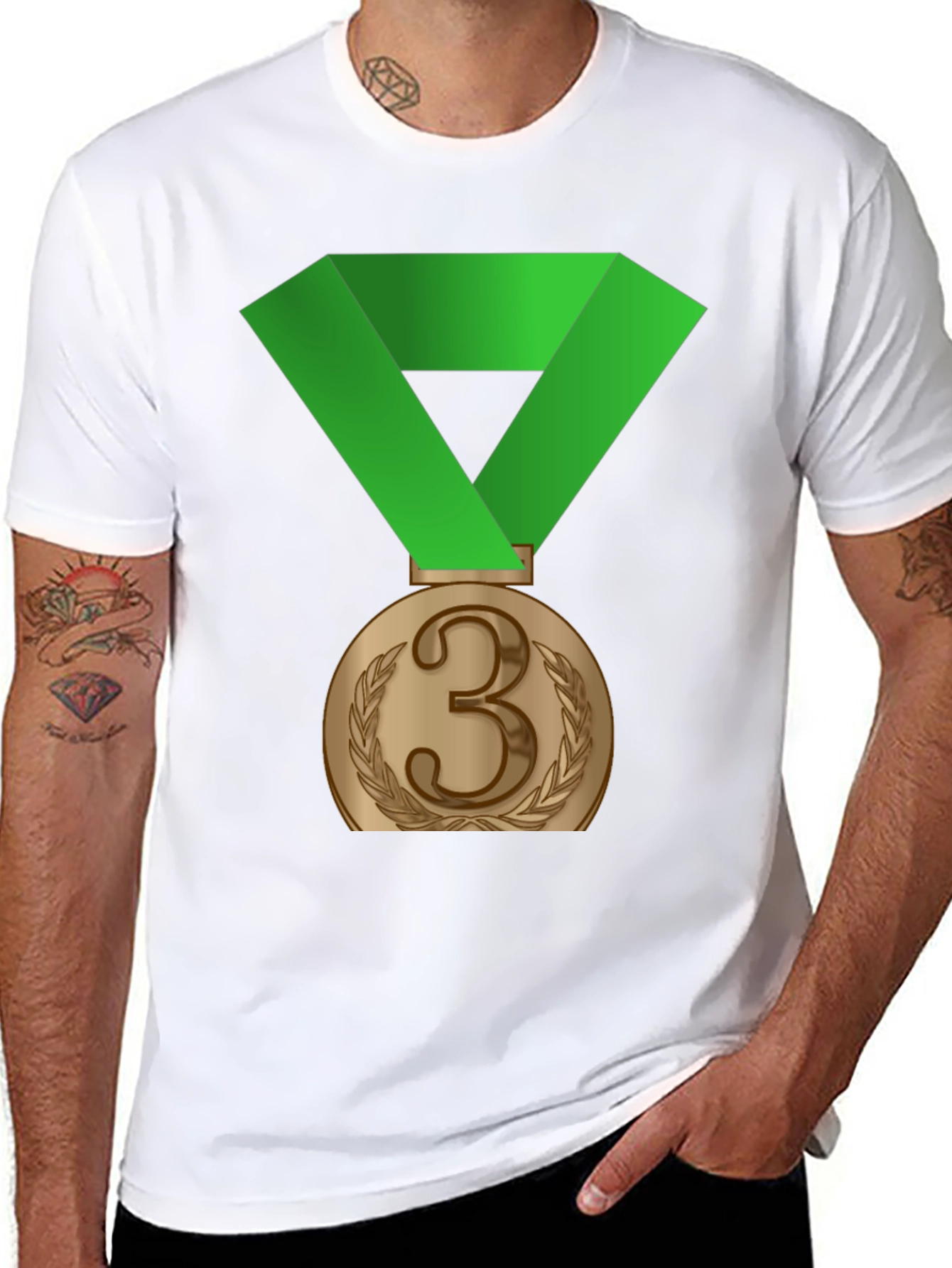 Bronze Medal T-Shirt - Third Place Award Tee - 8