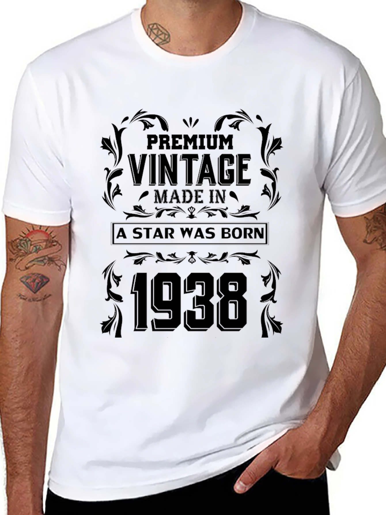 Premium Vintage 1938 Birthday T-Shirt - 8
