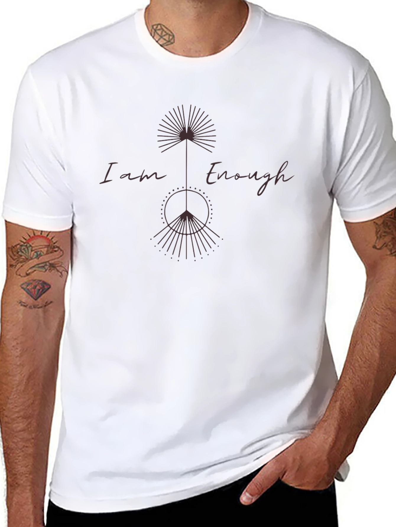 I Am Enough Graphic Tee - Comfort Fit - 8