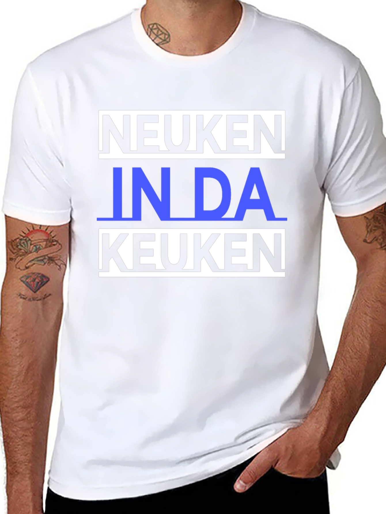 Black Neuken in Da Keuken Graphic T-Shirt view 8