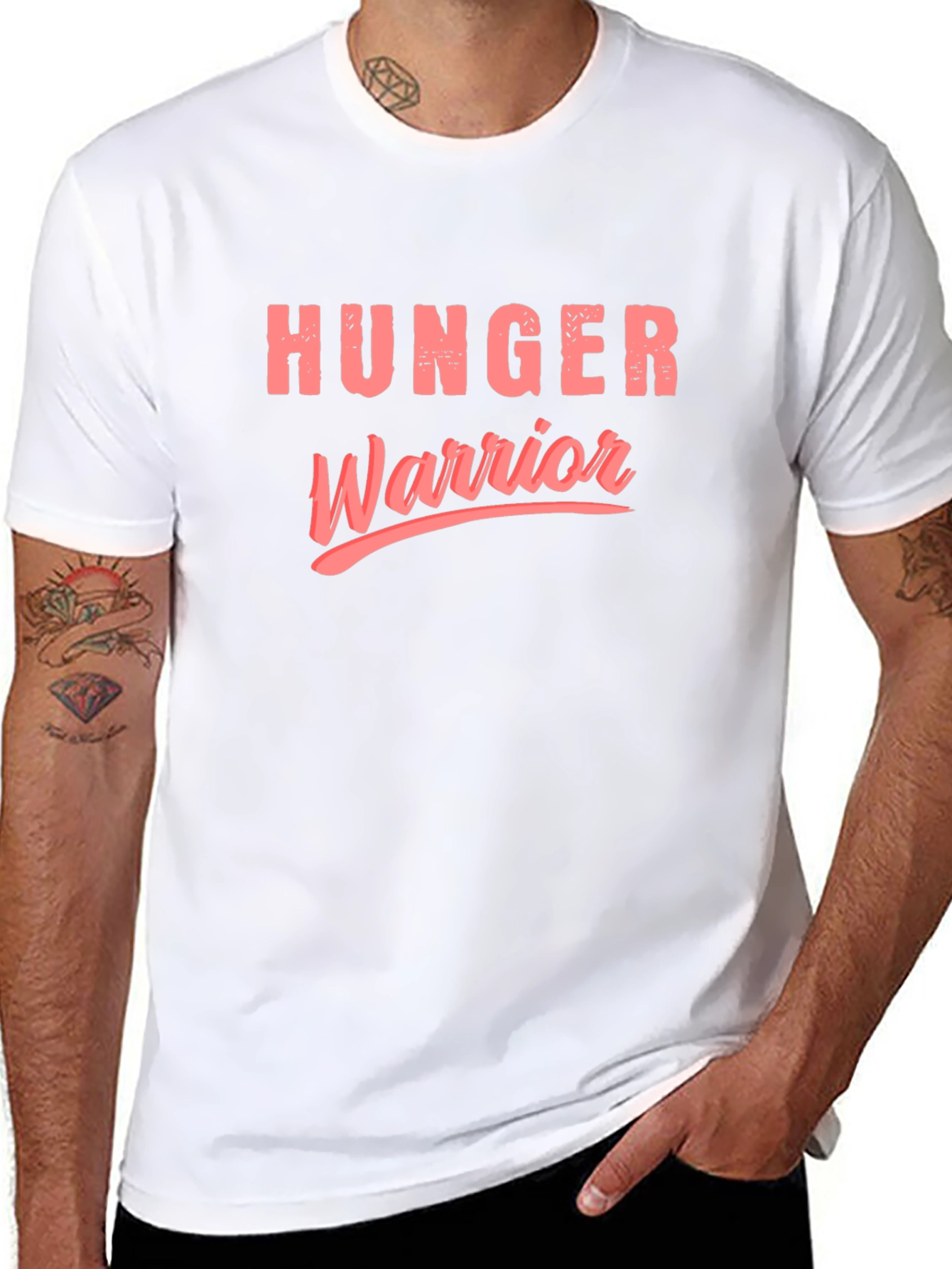 Hunger Warrior Graphic T-Shirt - Black - 8