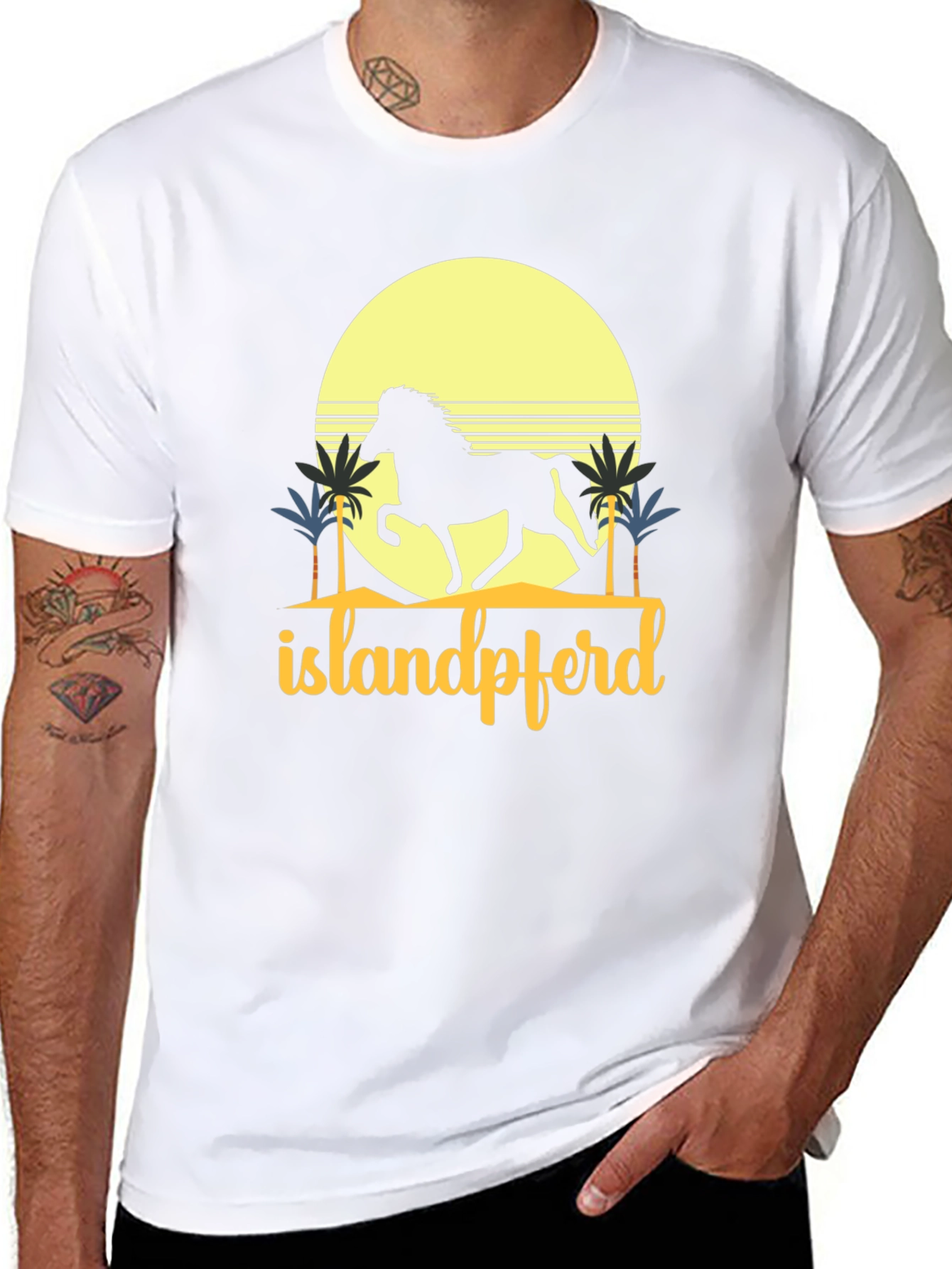 Islandpferd T-Shirt - Horse Graphic Tee - 8