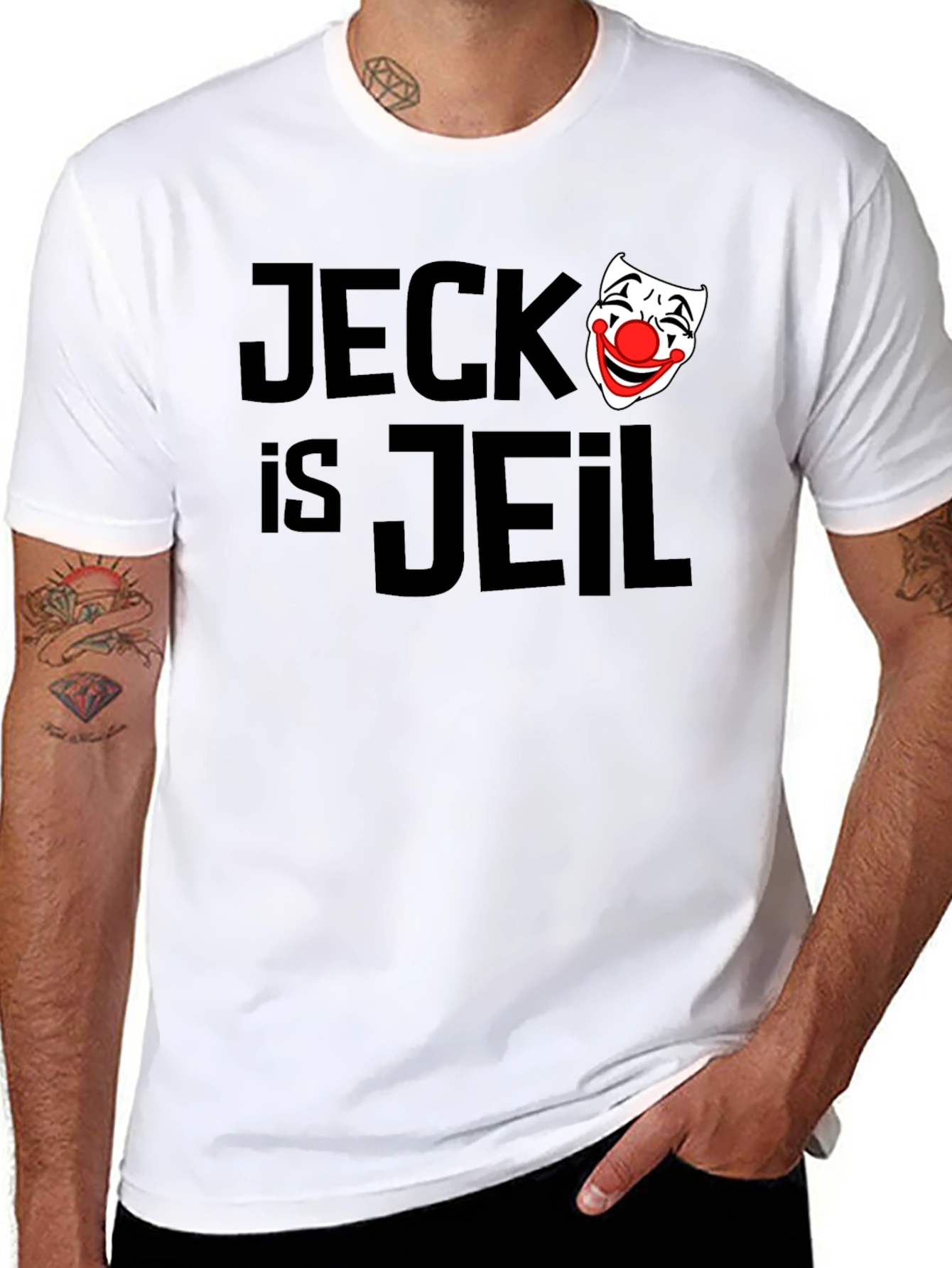 Black Jeck is Jeil Funny T-Shirt view 8