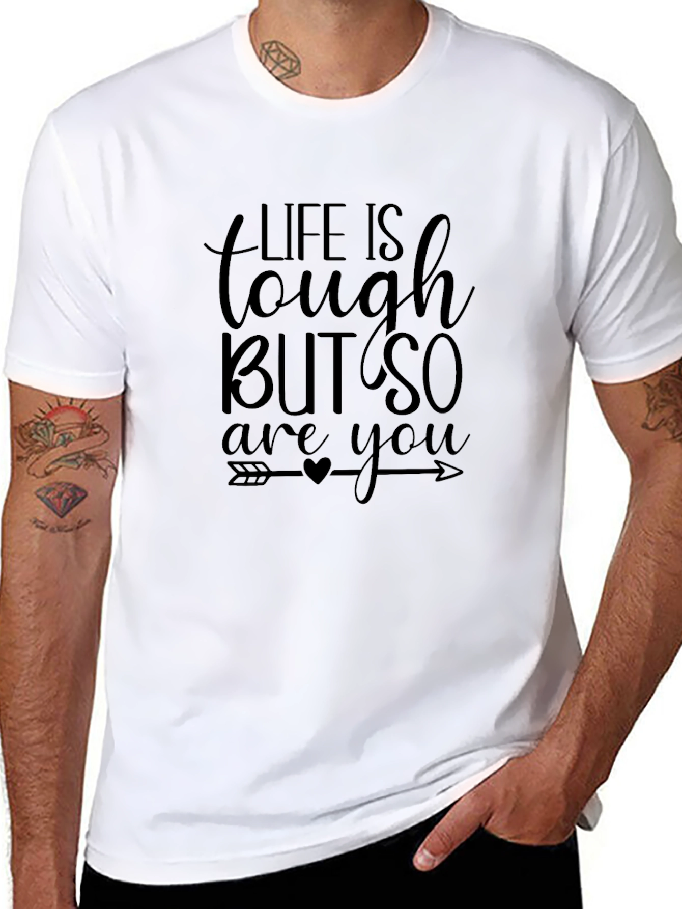 Black Life Is Tough But So Are You T-Shirt view 8