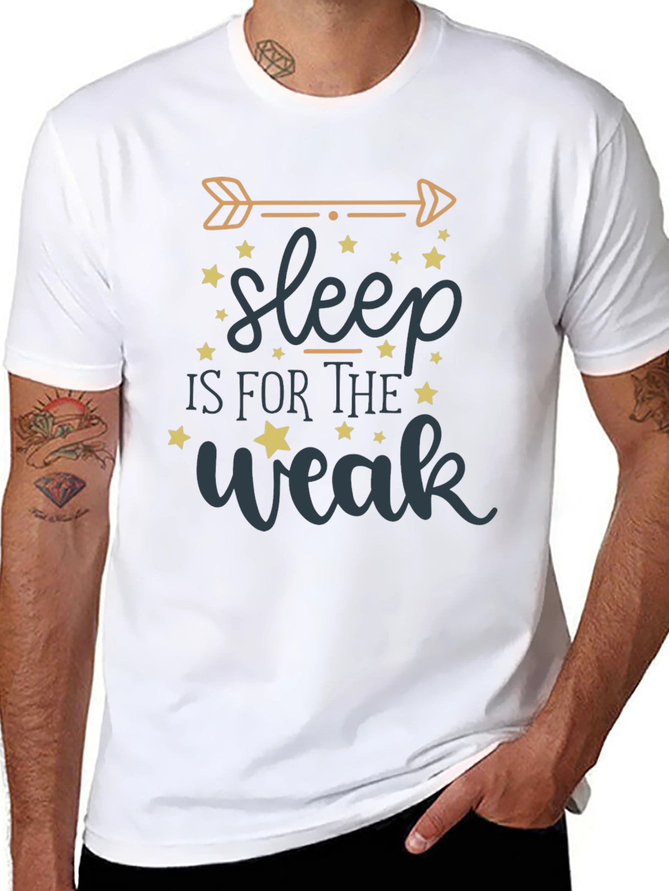 Black Sleep is for the Weak Graphic Tee view 8