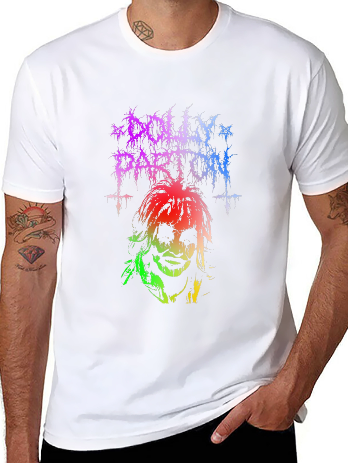 Black Dolly Parton Heavy Metal T-Shirt - Unisex view 8
