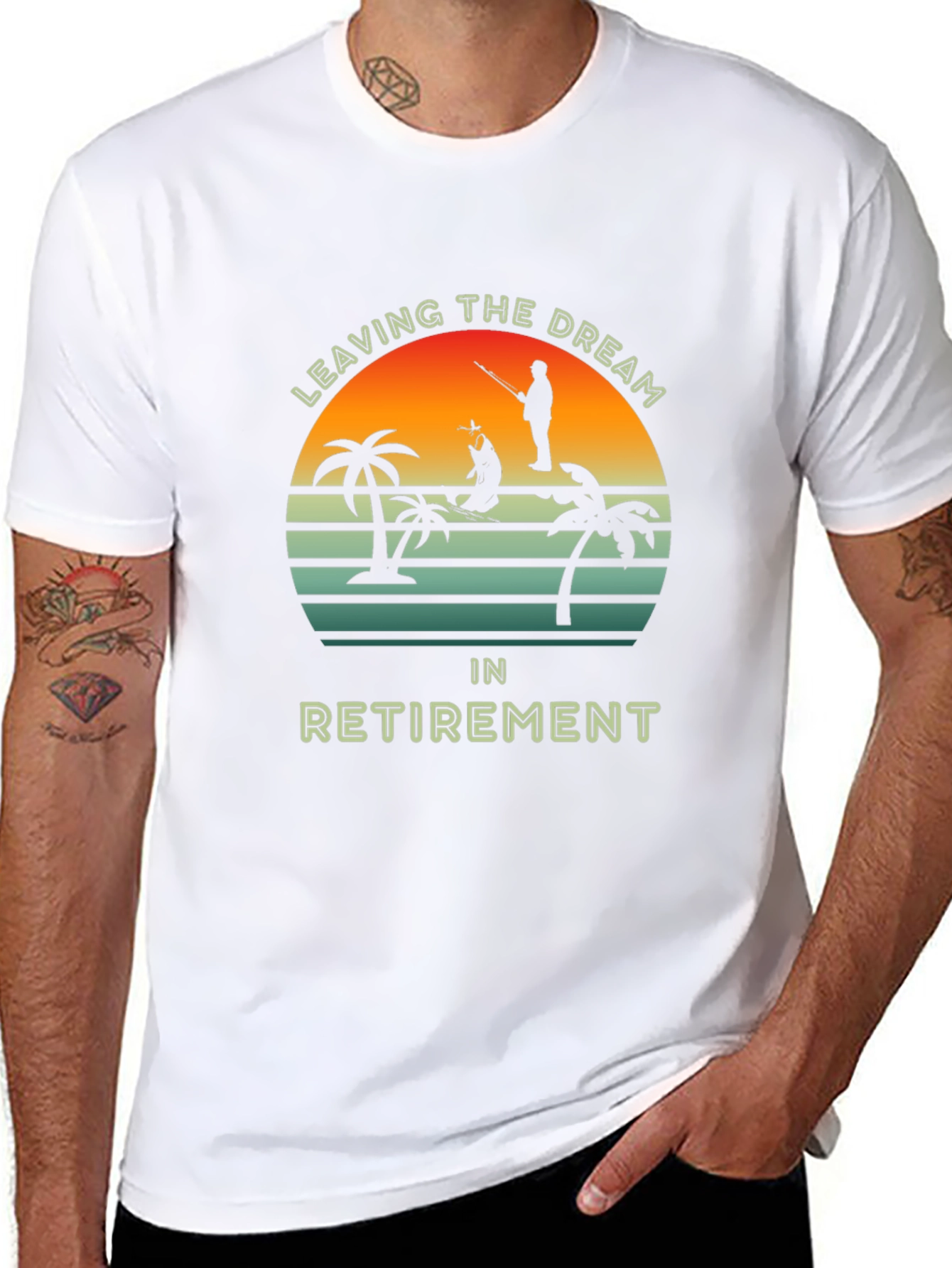 Black Leaving The Dream In Retirement T-Shirt view 8