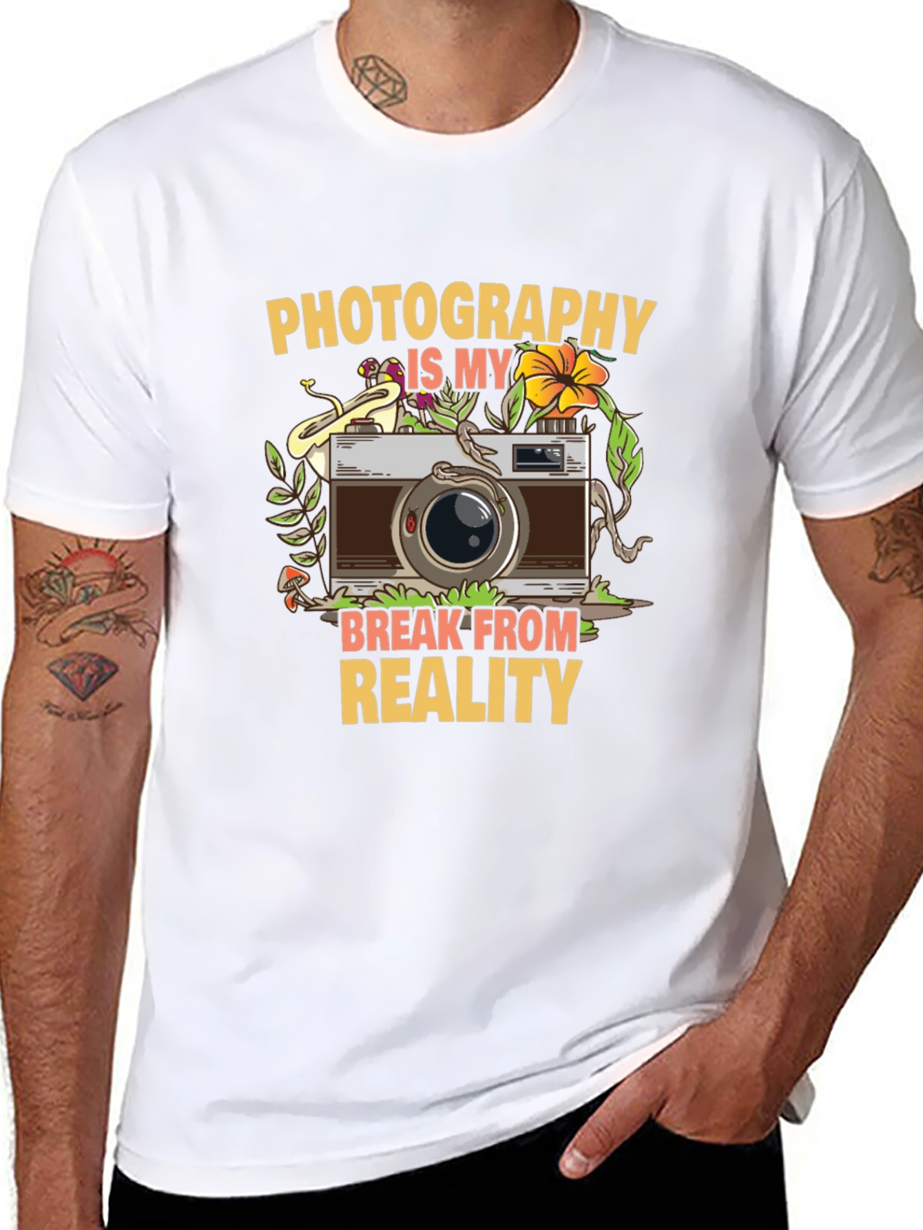 Black Photography is My Break From Reality T-Shirt view 8