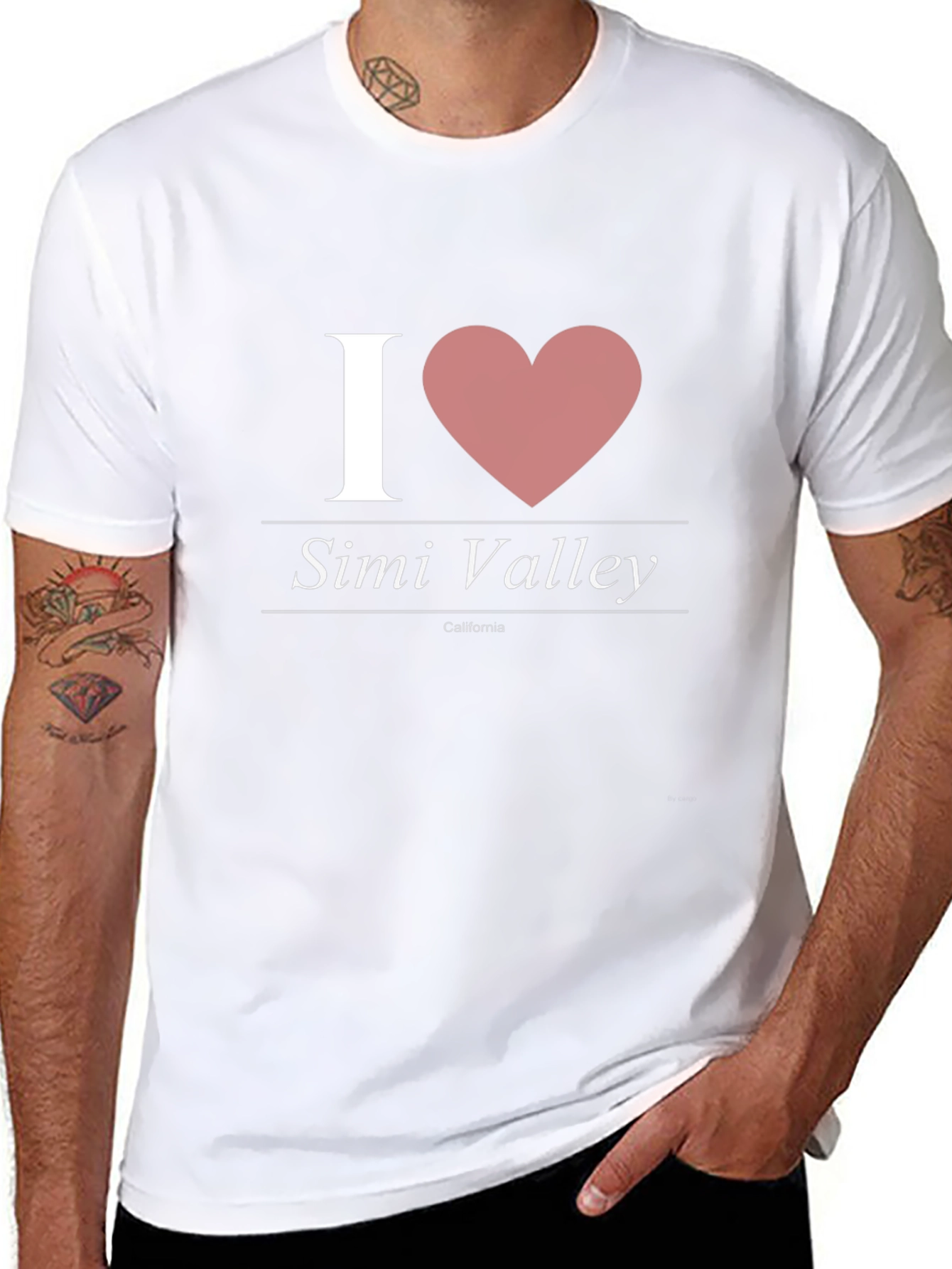 I Heart Simi Valley Black T-Shirt - 8