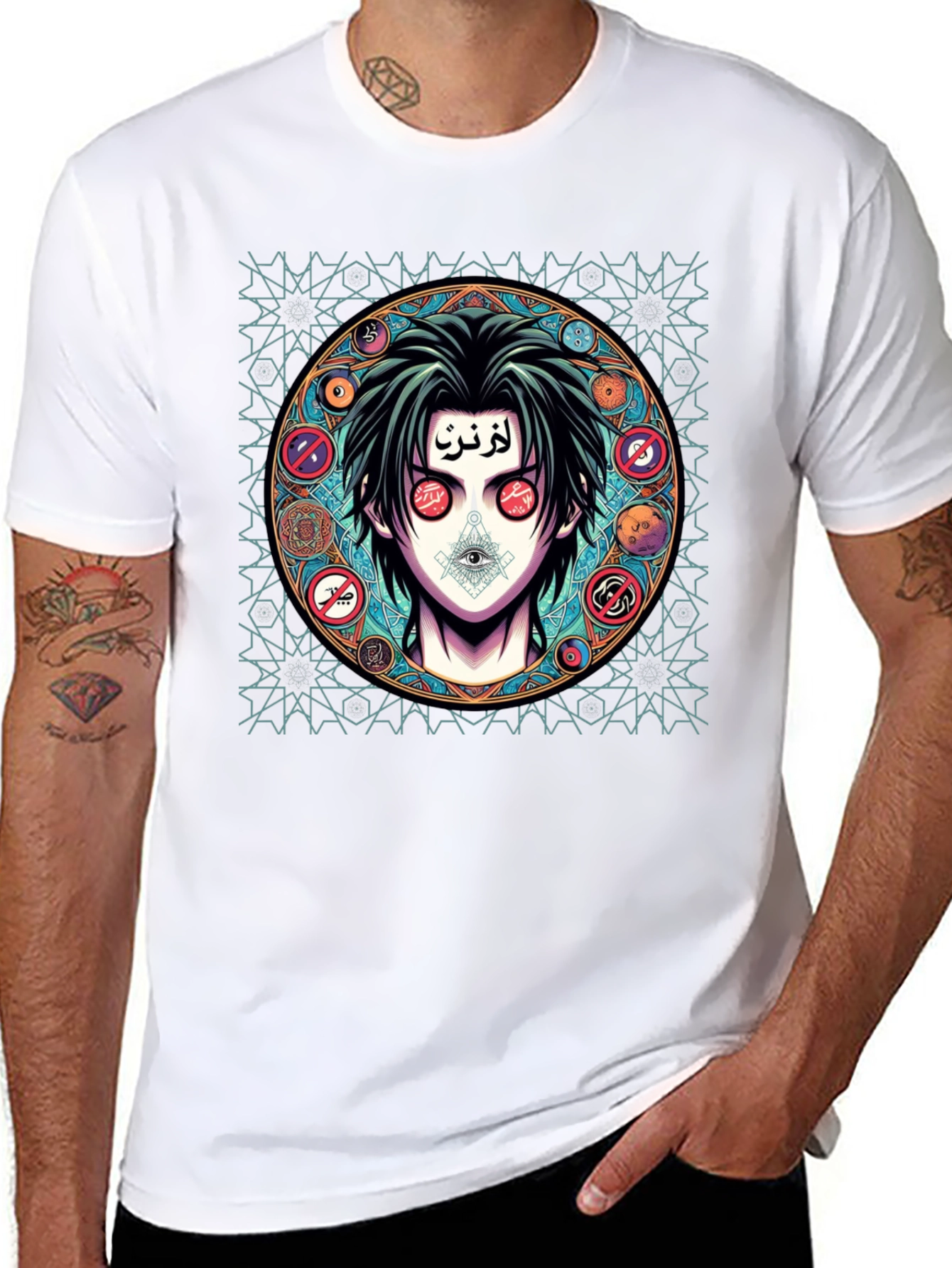 Mystic Anime Graphic Tee - Unique Design Shirt - 8