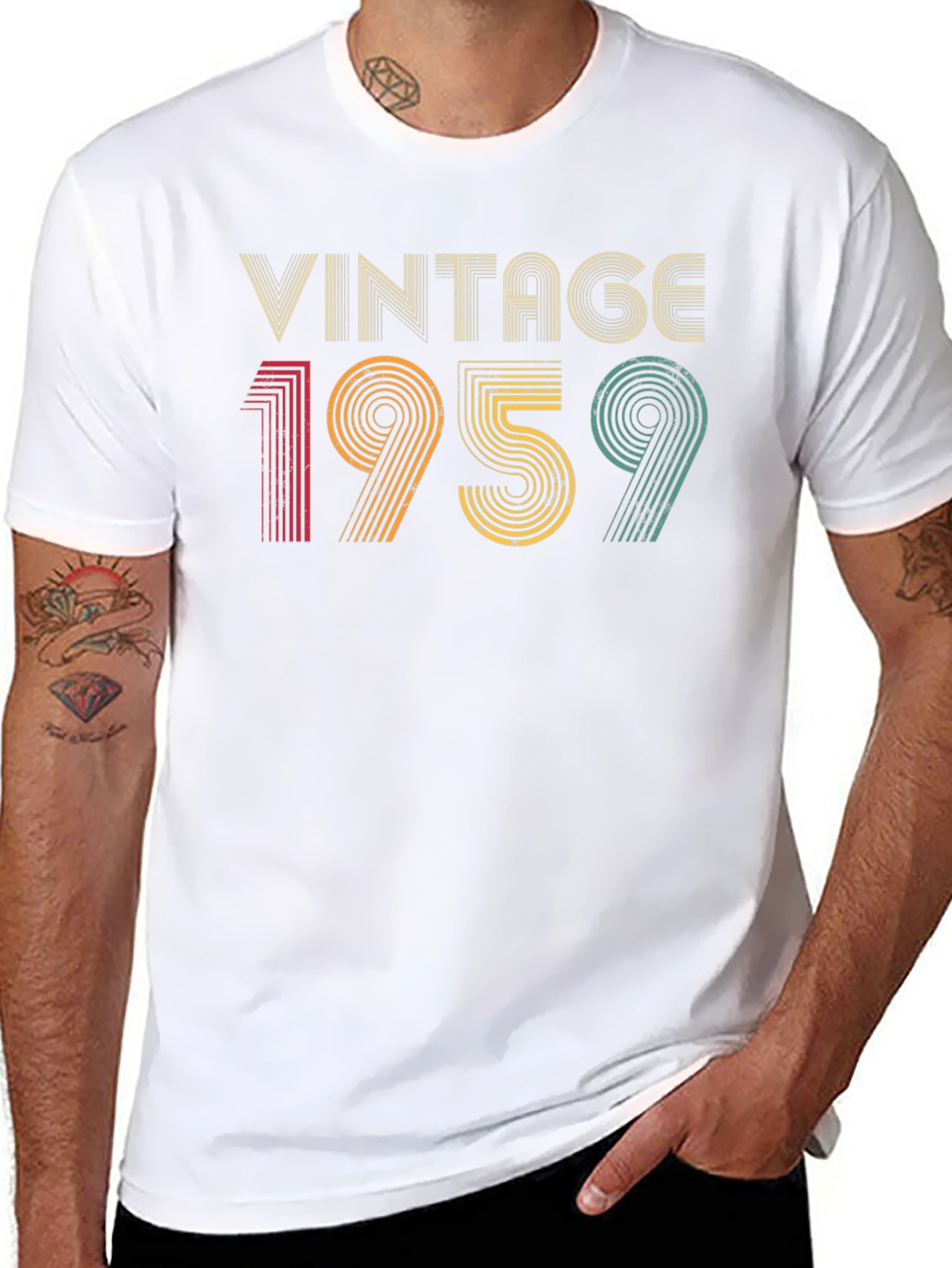 Black Vintage 1959 Graphic Tee view 8