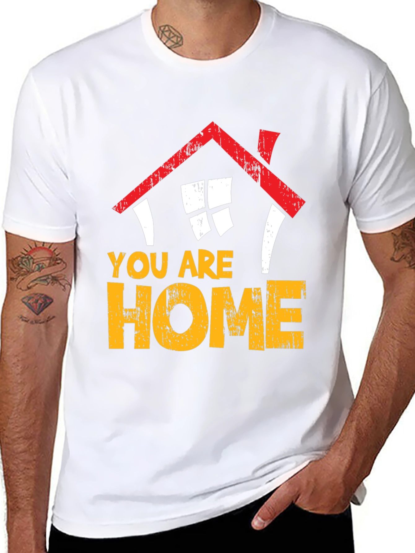 Black You Are Home Graphic Tee view 8