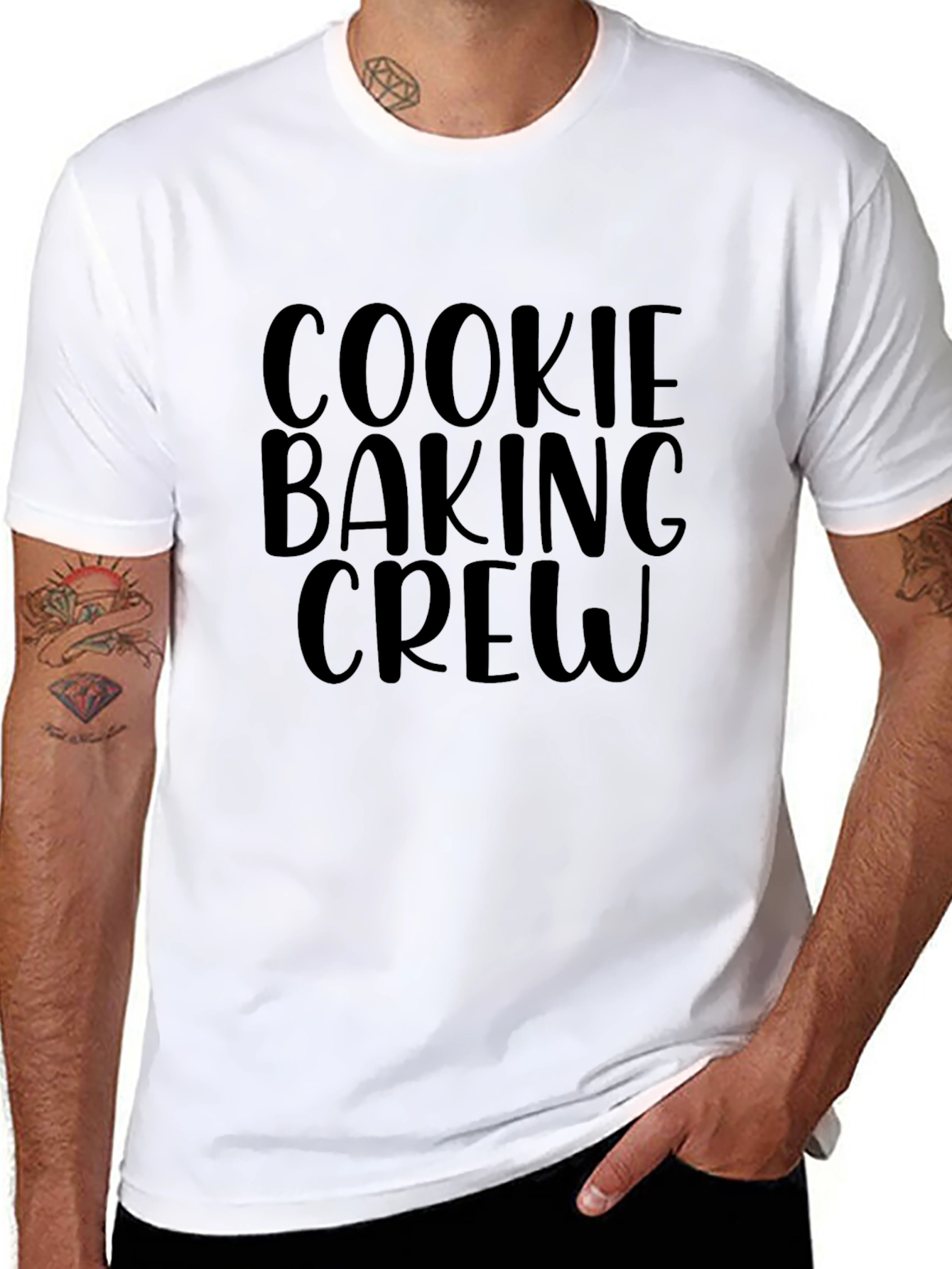 Black Cookie Baking Crew Black T-Shirt view 8