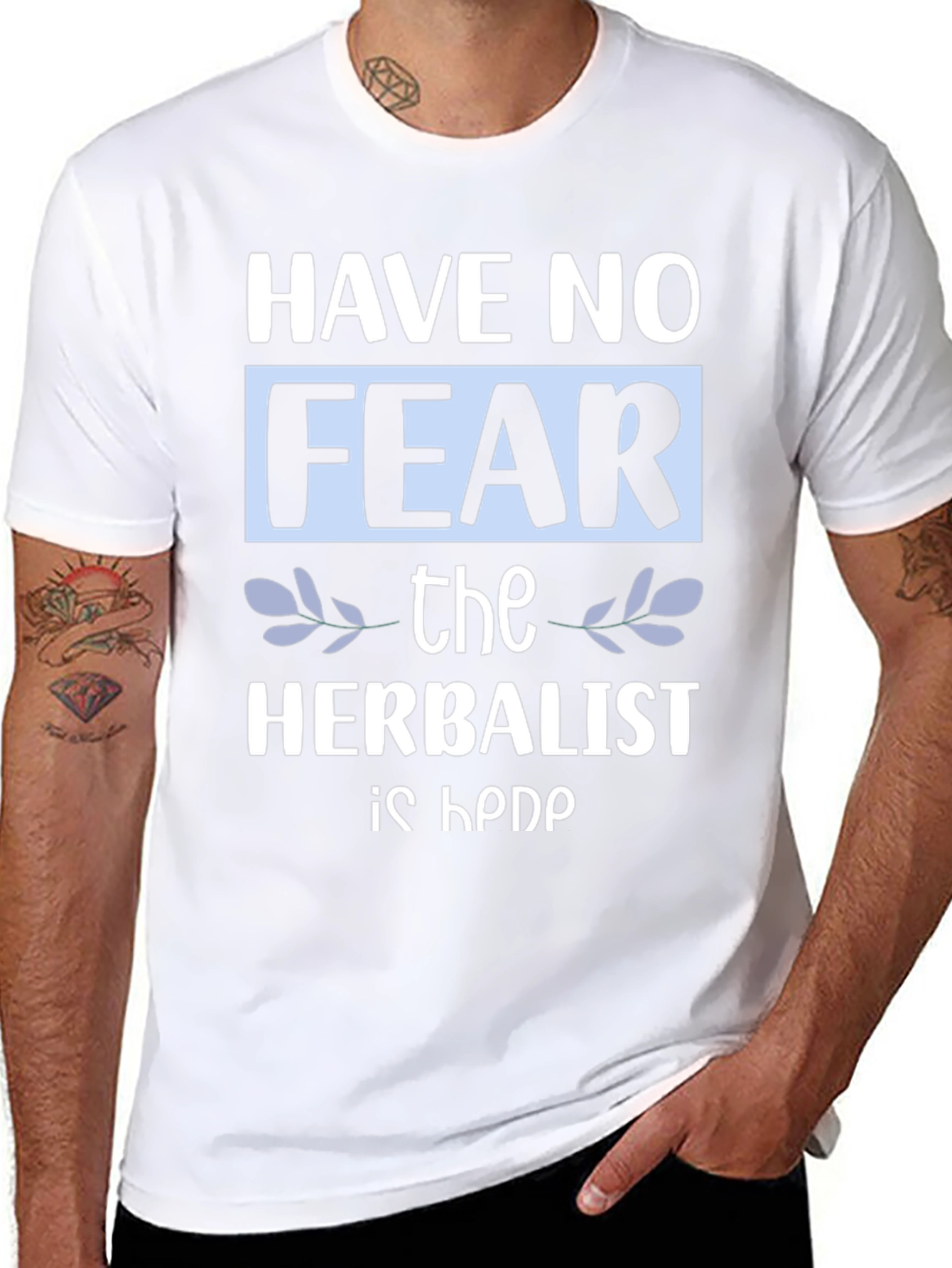 Black Have No Fear The Herbalist Is Here T-Shirt view 8