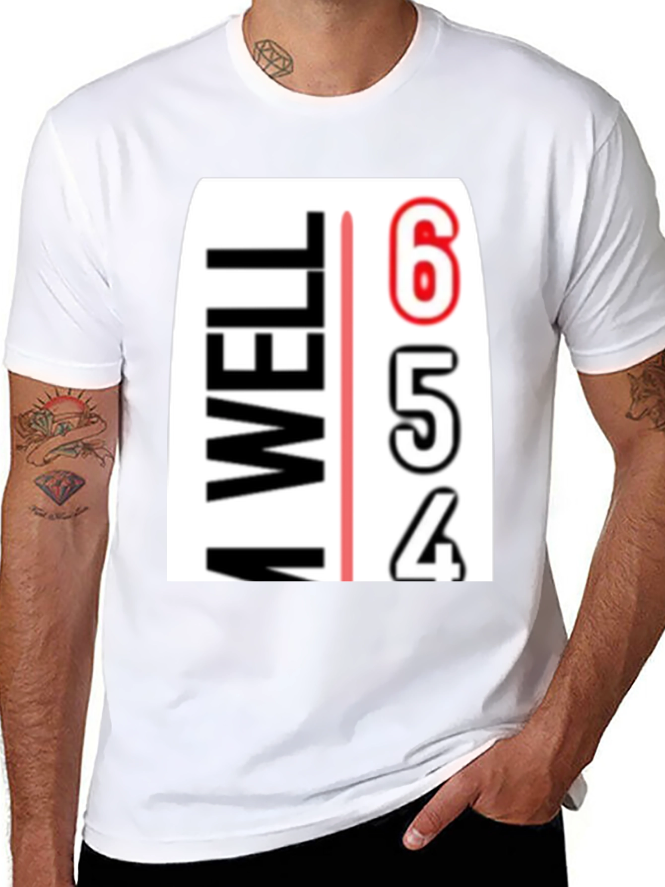 Black I'm Well Countdown T-Shirt - Funny Graphic Tee view 8