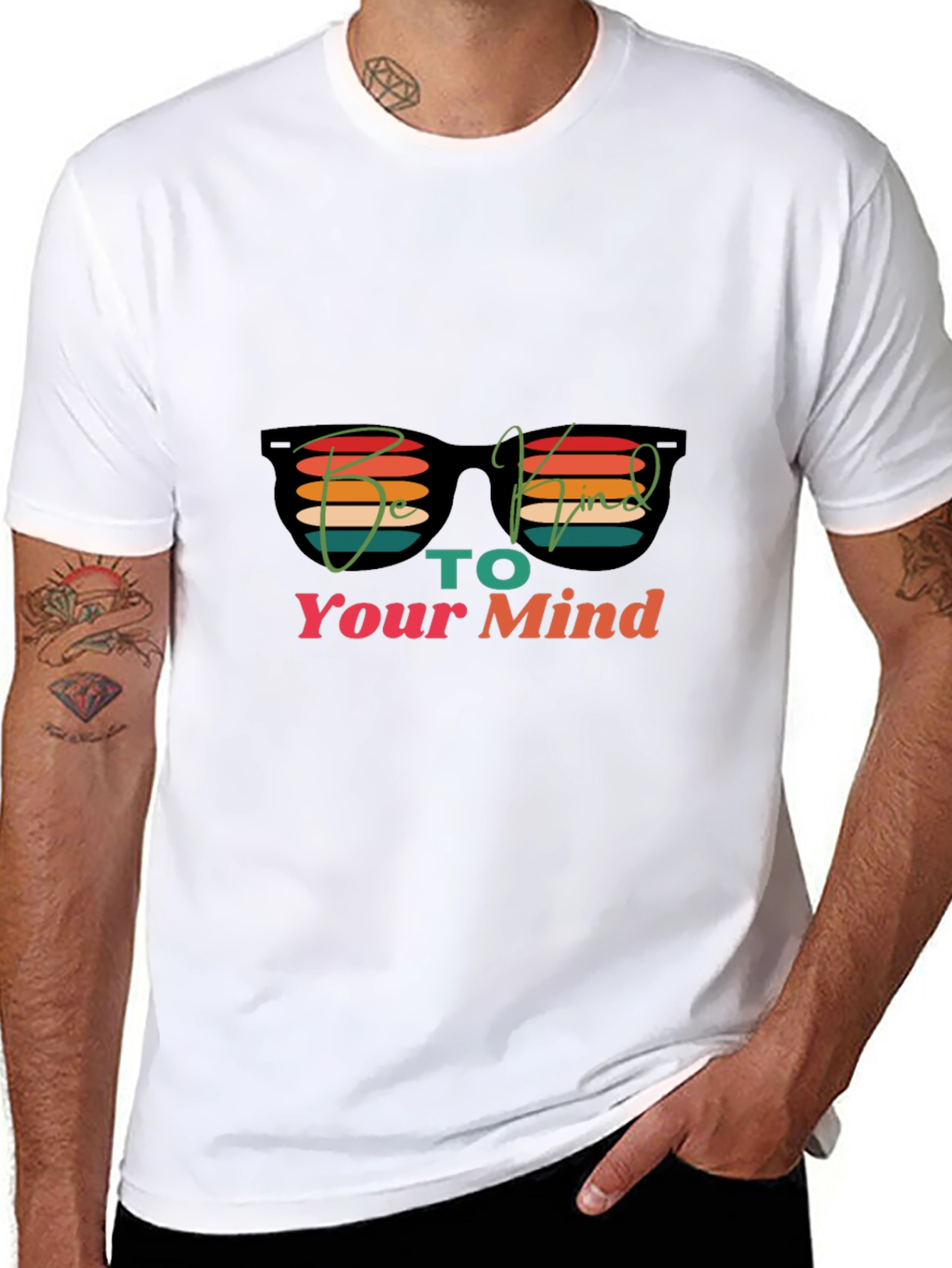 Be Kind To Your Mind Graphic Tee - 8