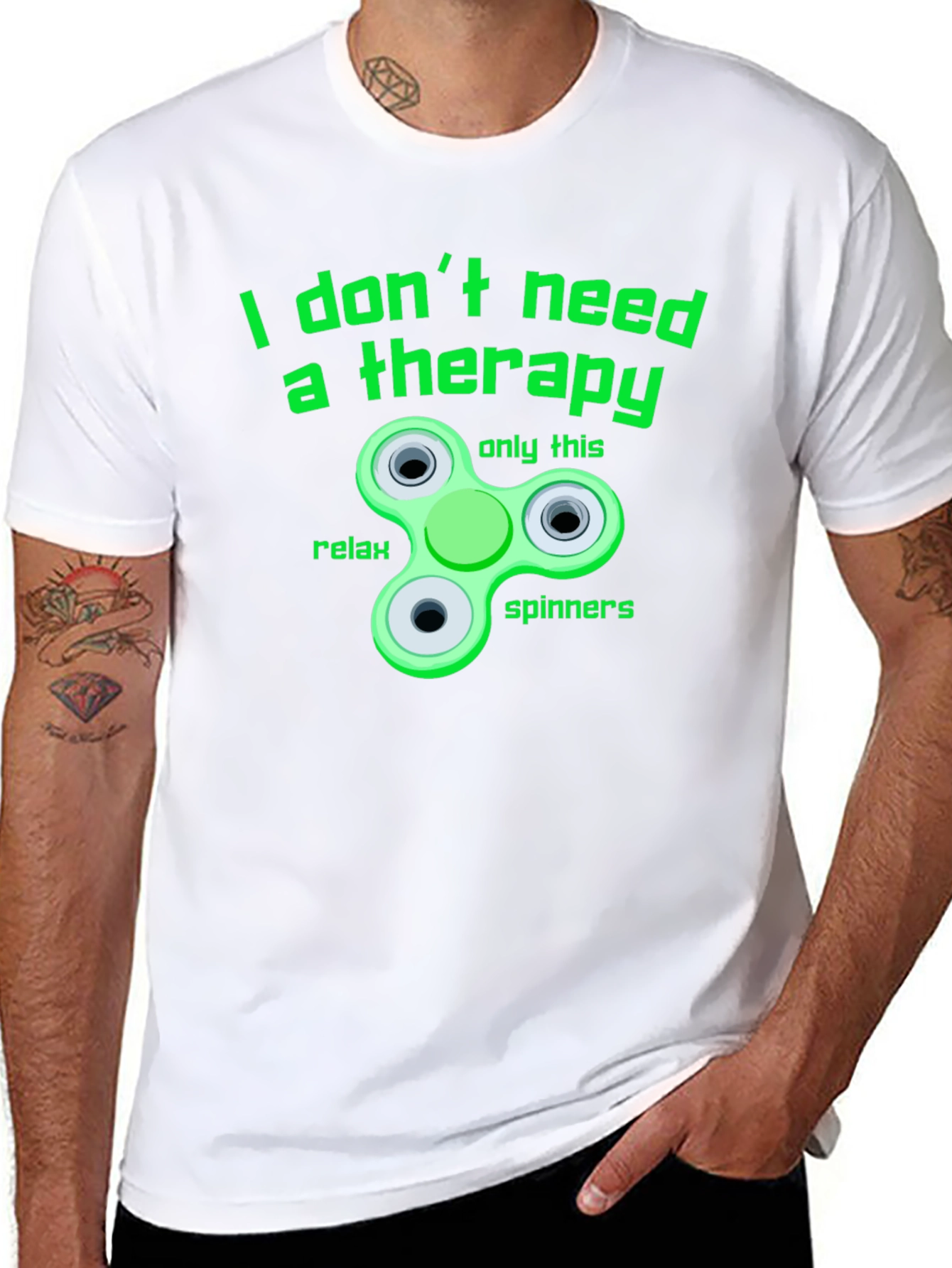 I Don't Need Therapy T-Shirt - Fidget Spinner Tee - 8