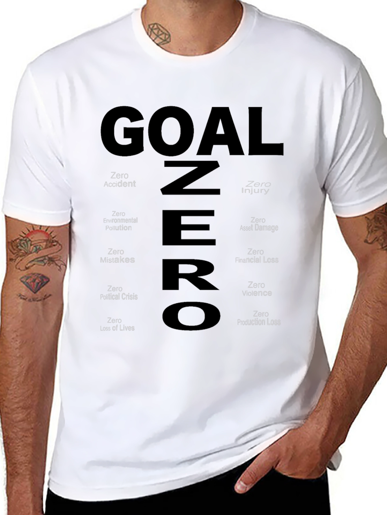 Black Goal Zero Graphic Tee view 8