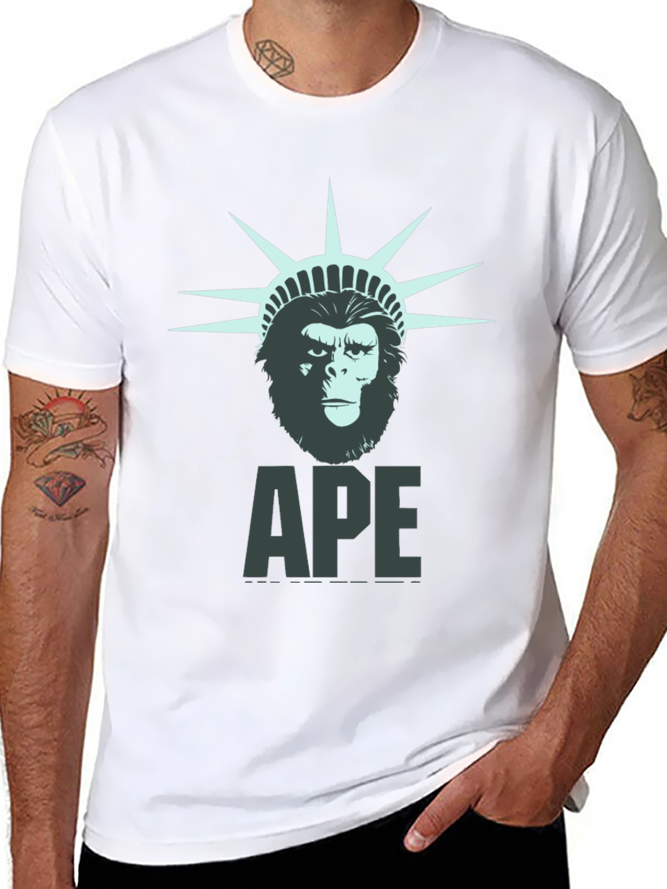 Black Ape Liberty T-Shirt - Planet of the Apes view 8
