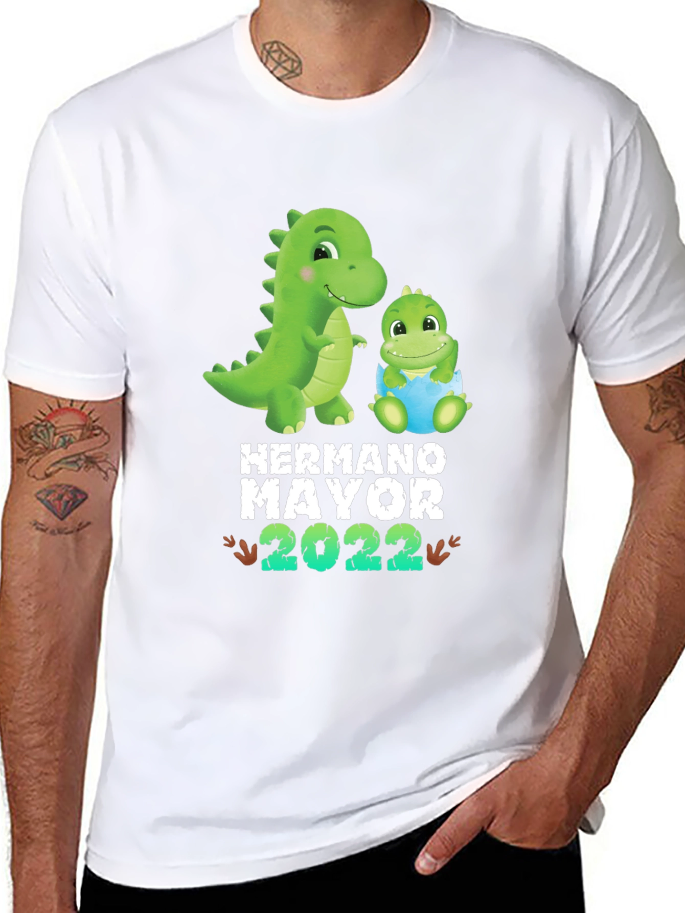 Brother Dinosaur T-Shirt - Hermano Mayor 2022 - 8