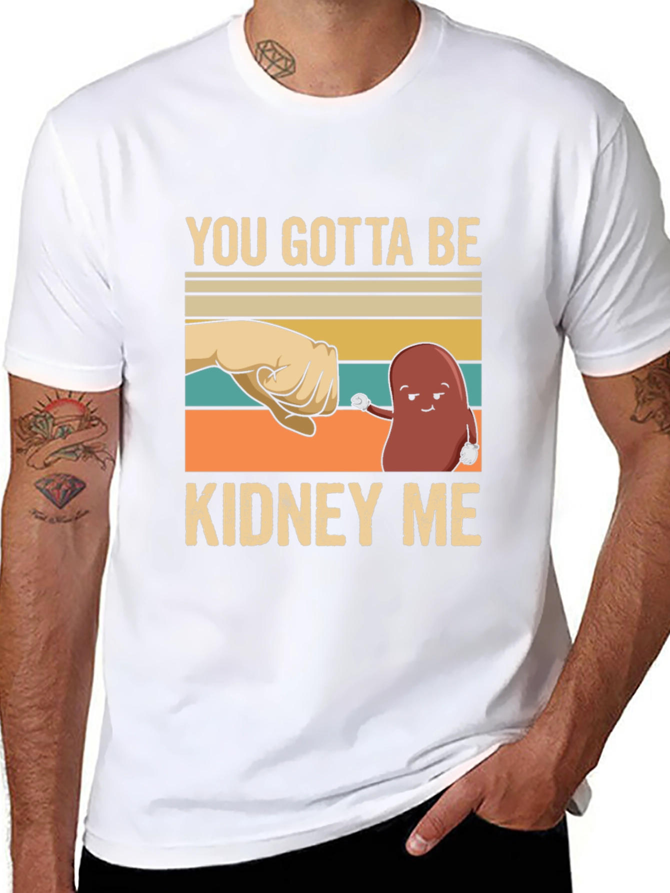Black You Gotta Be Kidney Me T-Shirt view 8