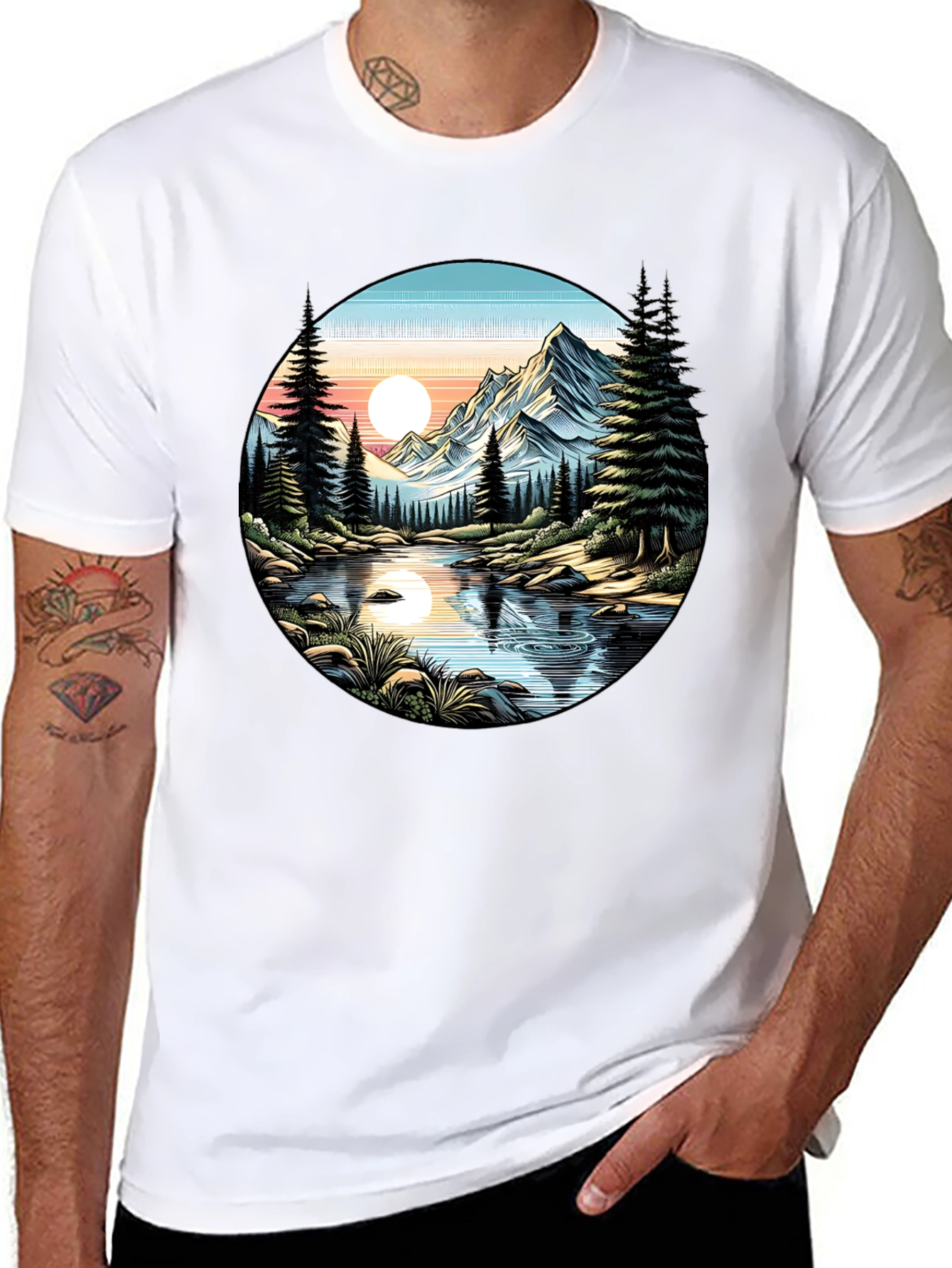 Black Mountain River Graphic Tee view 8