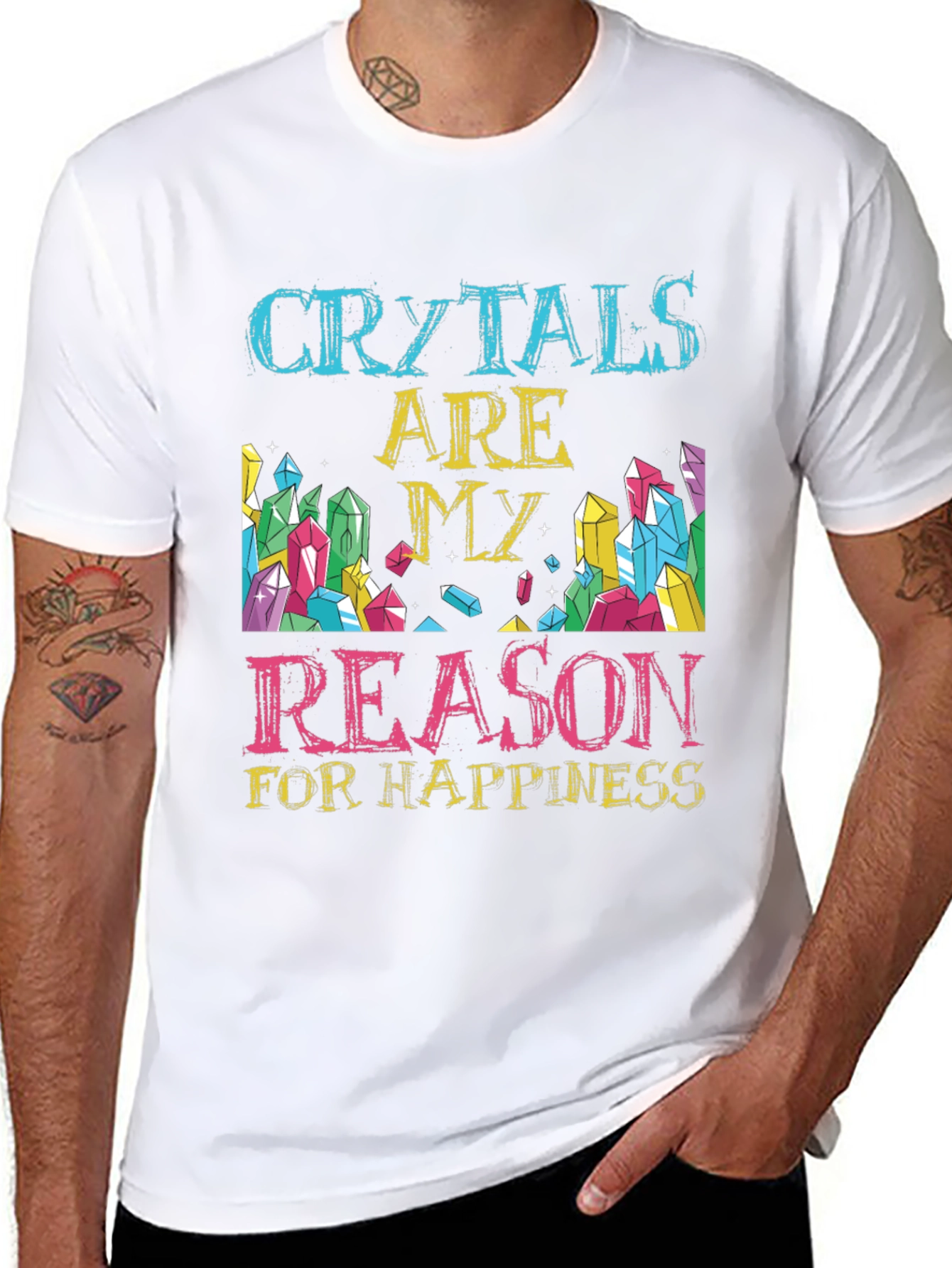 Black Crystals Are My Reason T-Shirt view 8