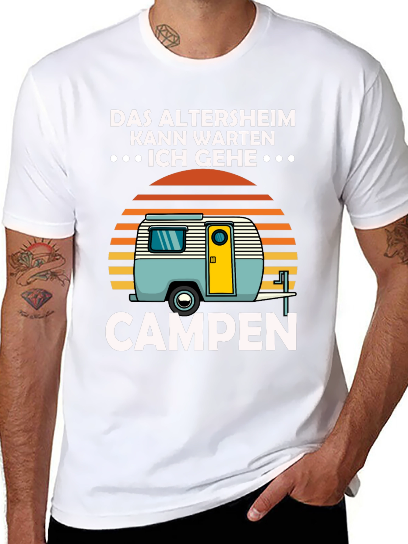 Camping T-Shirt - Retirement Plan Tee - 8