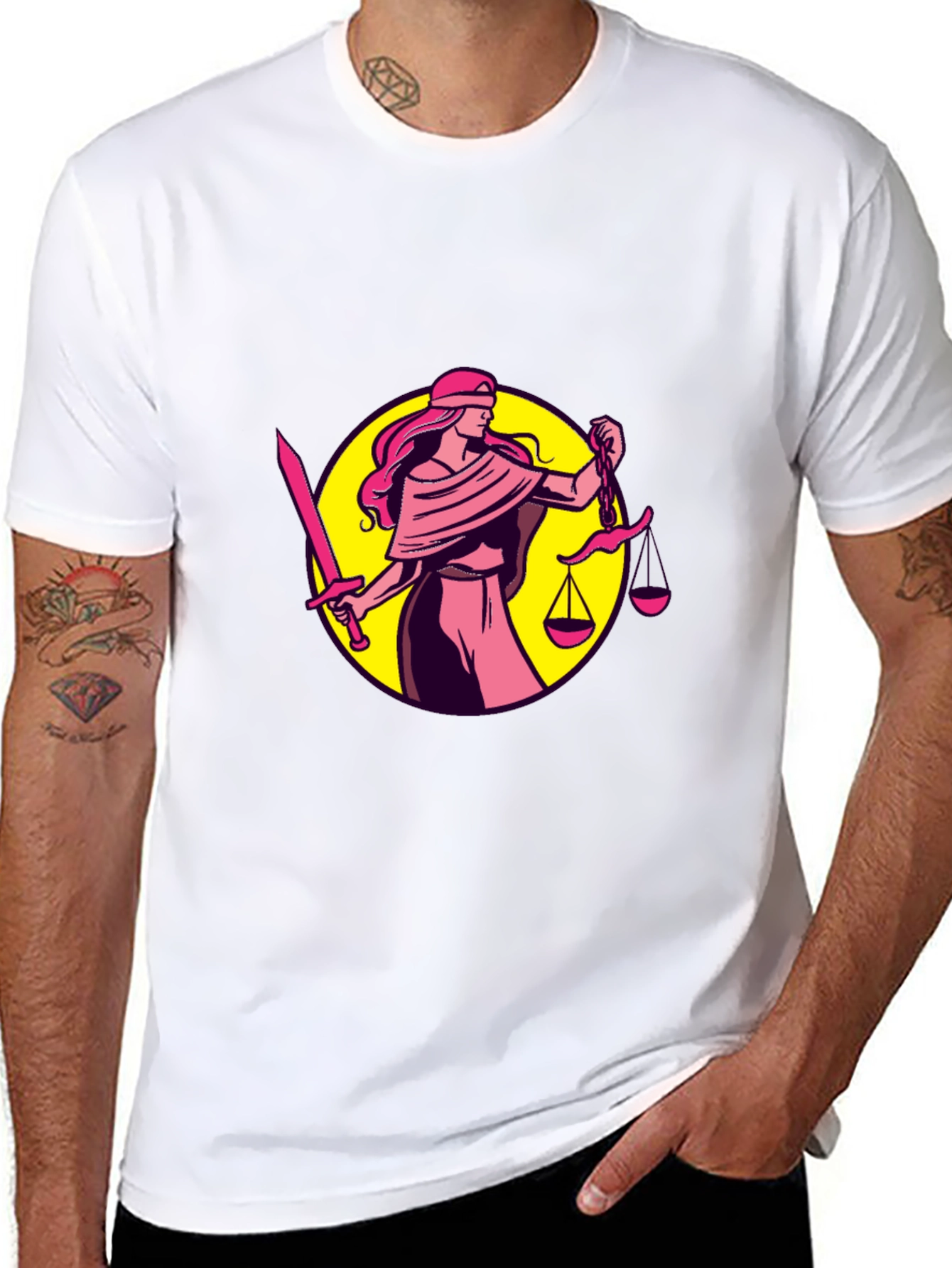 Scales of Justice Graphic Tee - Unisex Soft Cotton - 8