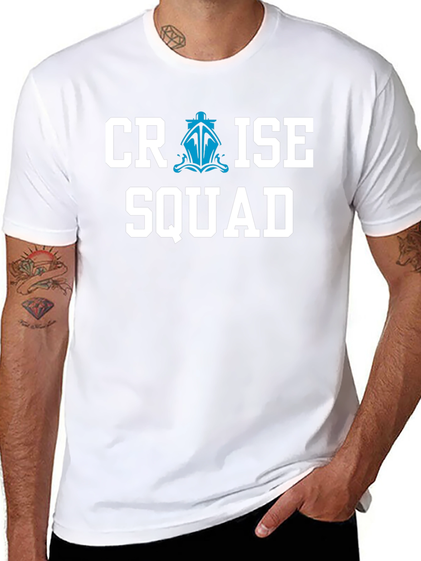 Black Cruise Squad Black T-Shirt view 8