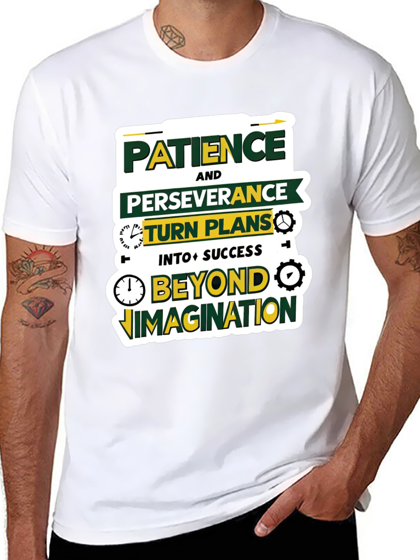 Motivational Patience Perseverance T-Shirt - 8