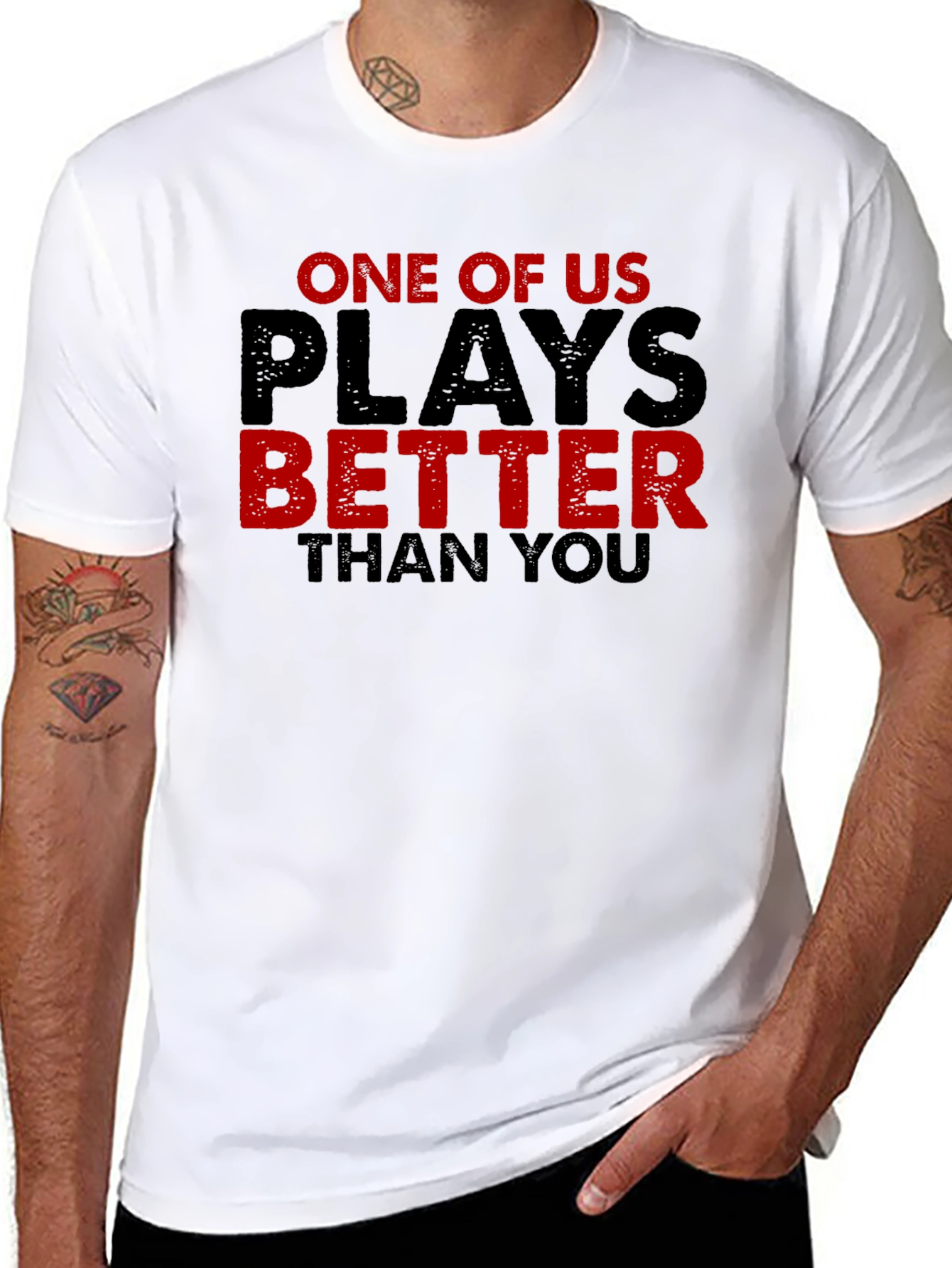 Black Plays Better Than You Graphic Tee view 8