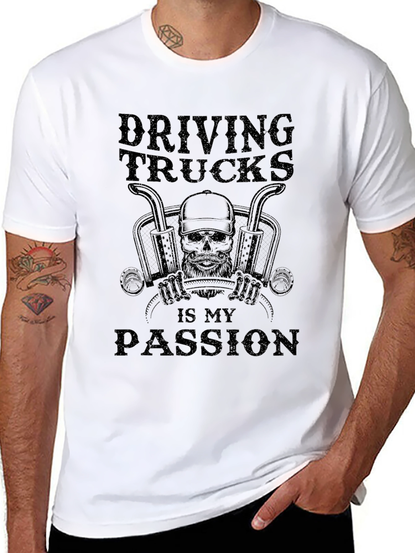 Driving Trucks Is My Passion T-Shirt - 8