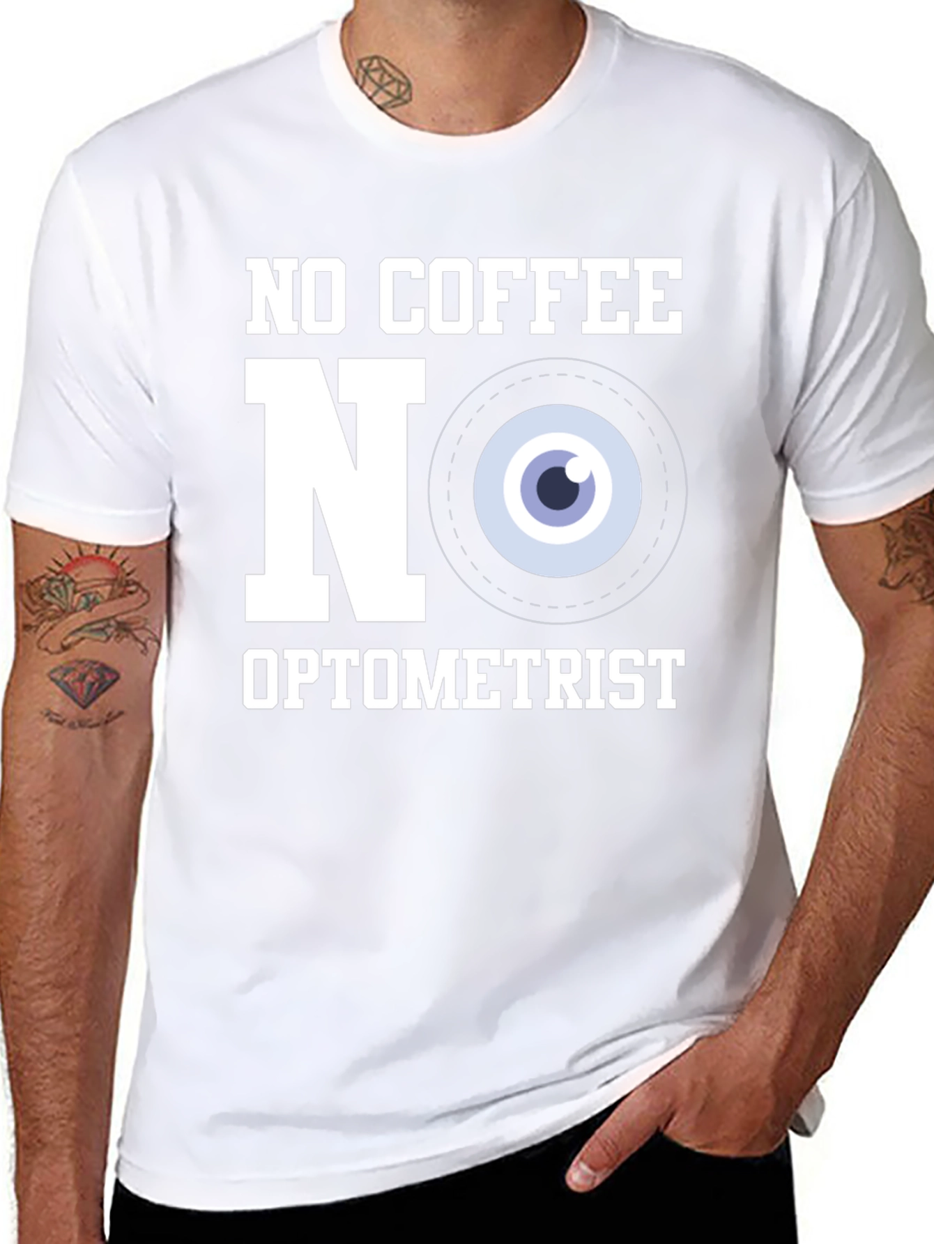 No Coffee No Optometrist T-Shirt - 8