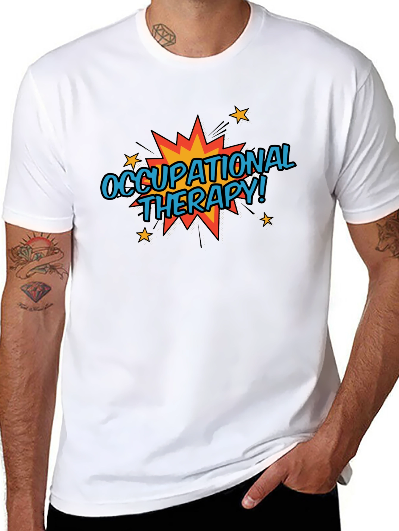 Black Occupational Therapy T-Shirt  view 8