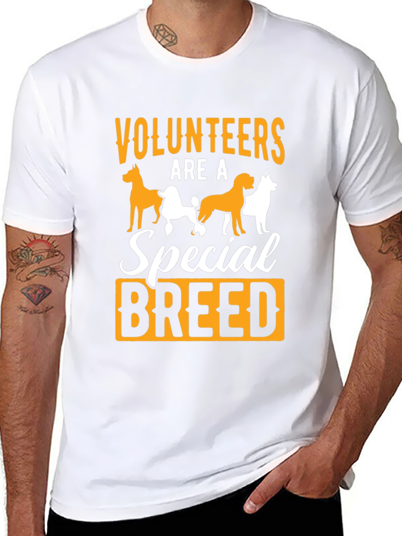 Volunteers Are a Special Breed Graphic T-Shirt - 8