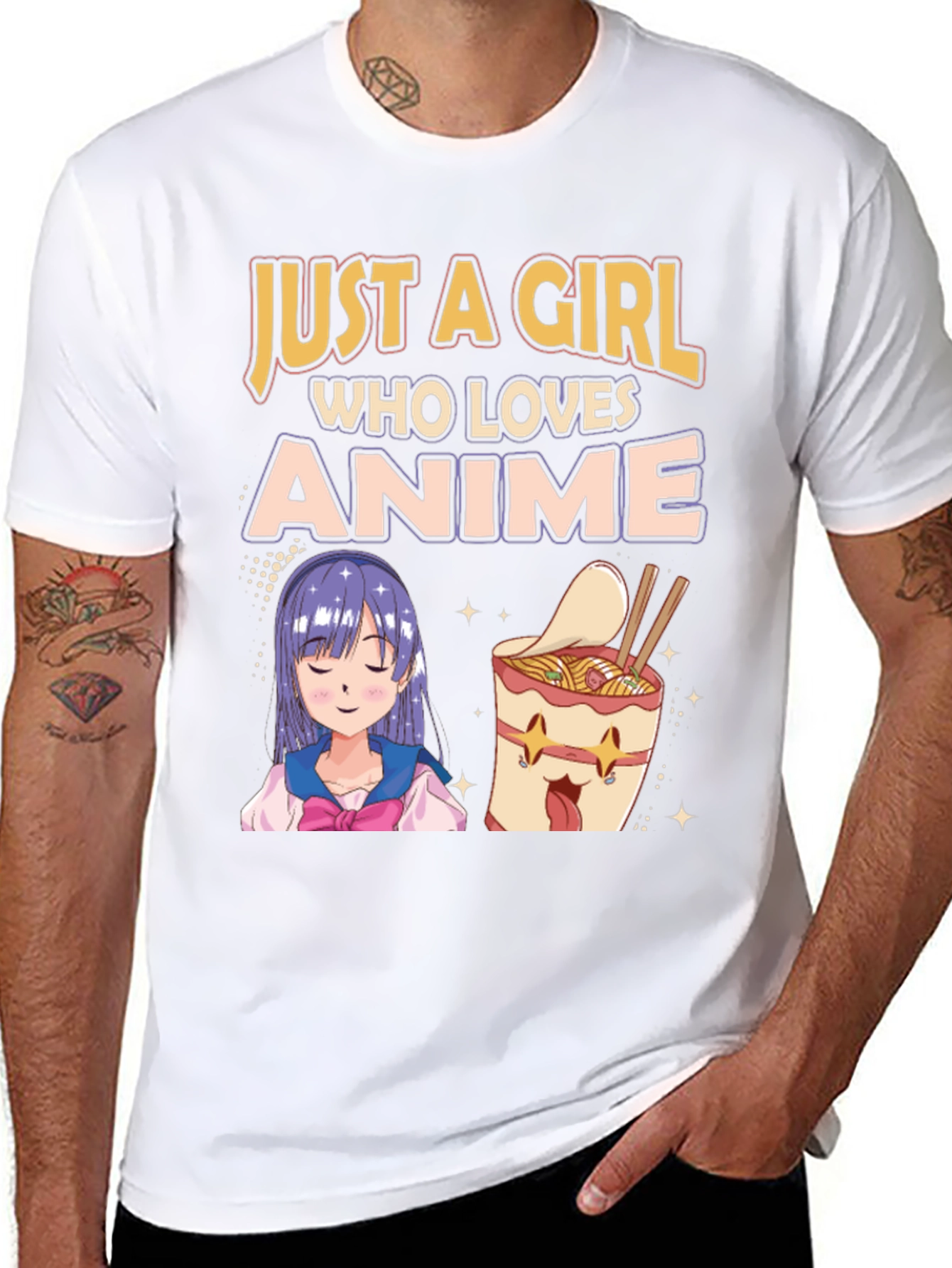 Black Anime Lover T-Shirt view 8