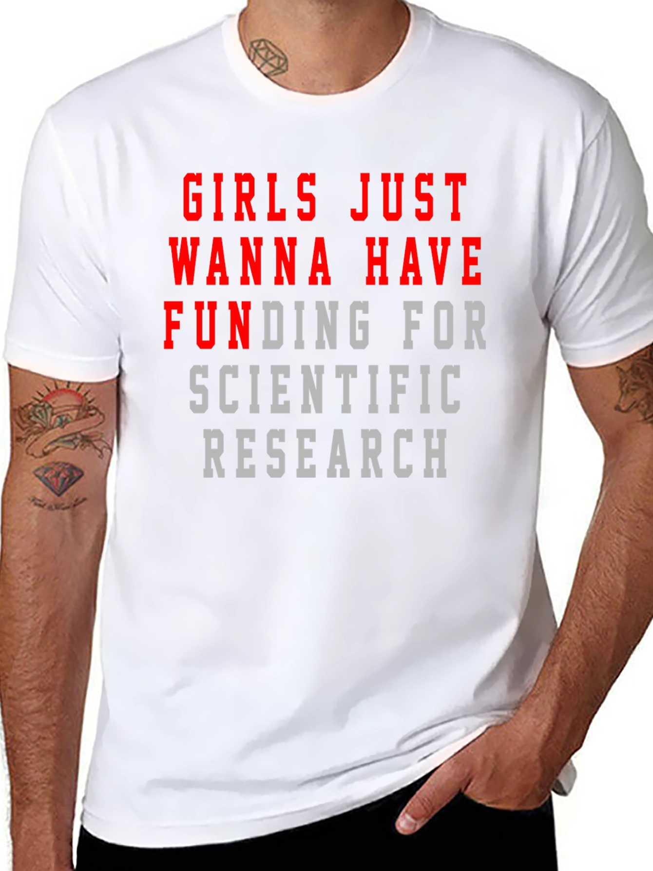 Black Girls Just Wanna Have Funding T-Shirt view 8