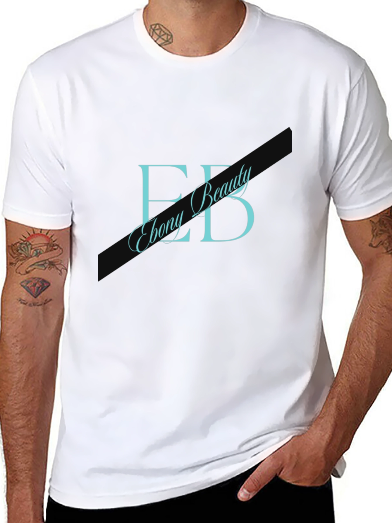 Black Ebony Beauty Black T-Shirt - Stylish and Comfortable view 8