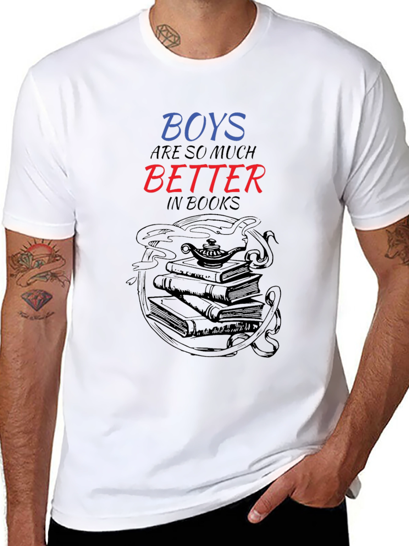 Black Boys are So Much Better in Books Graphic Tee view 8